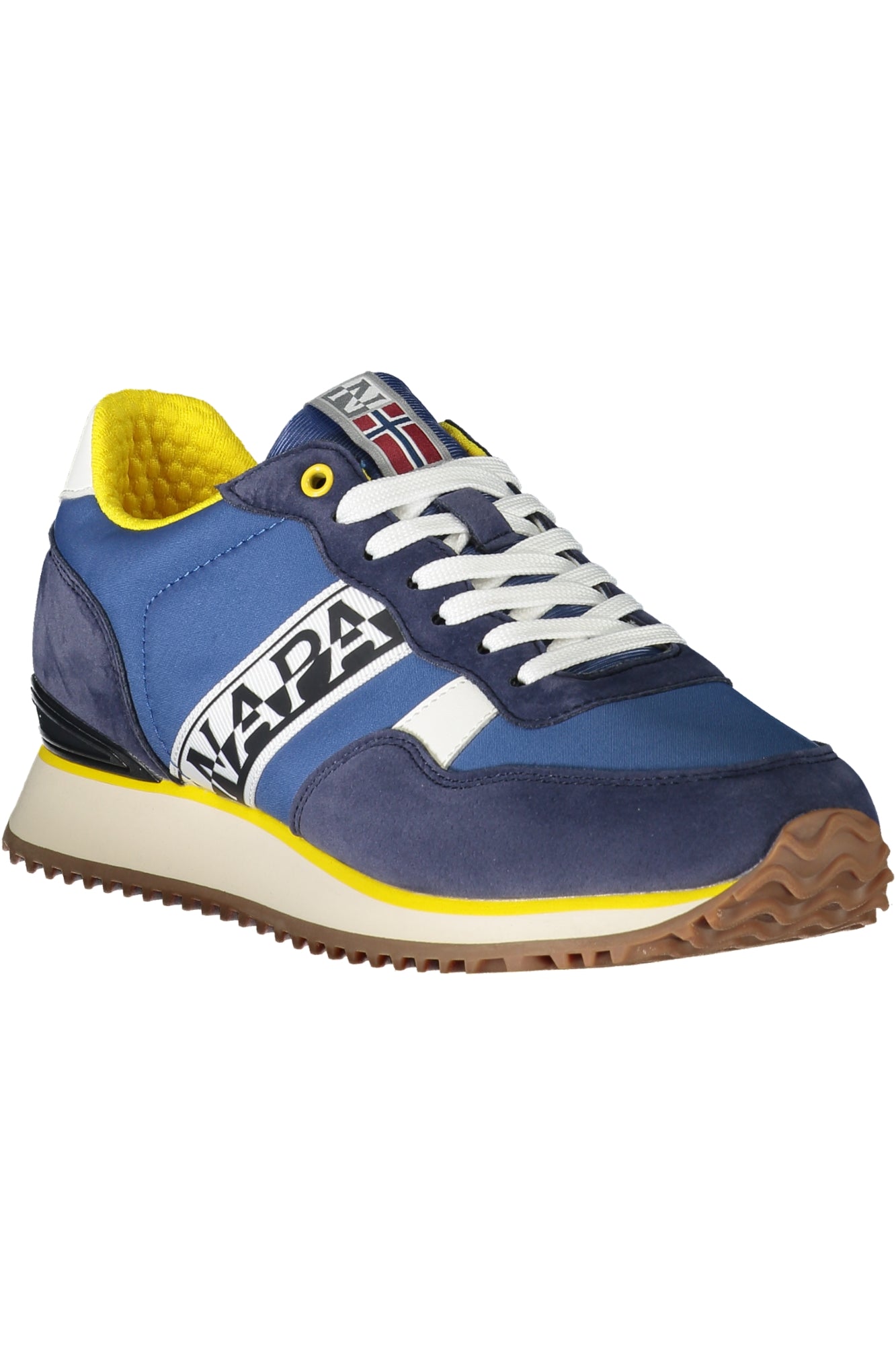 Blue men's sports shoes