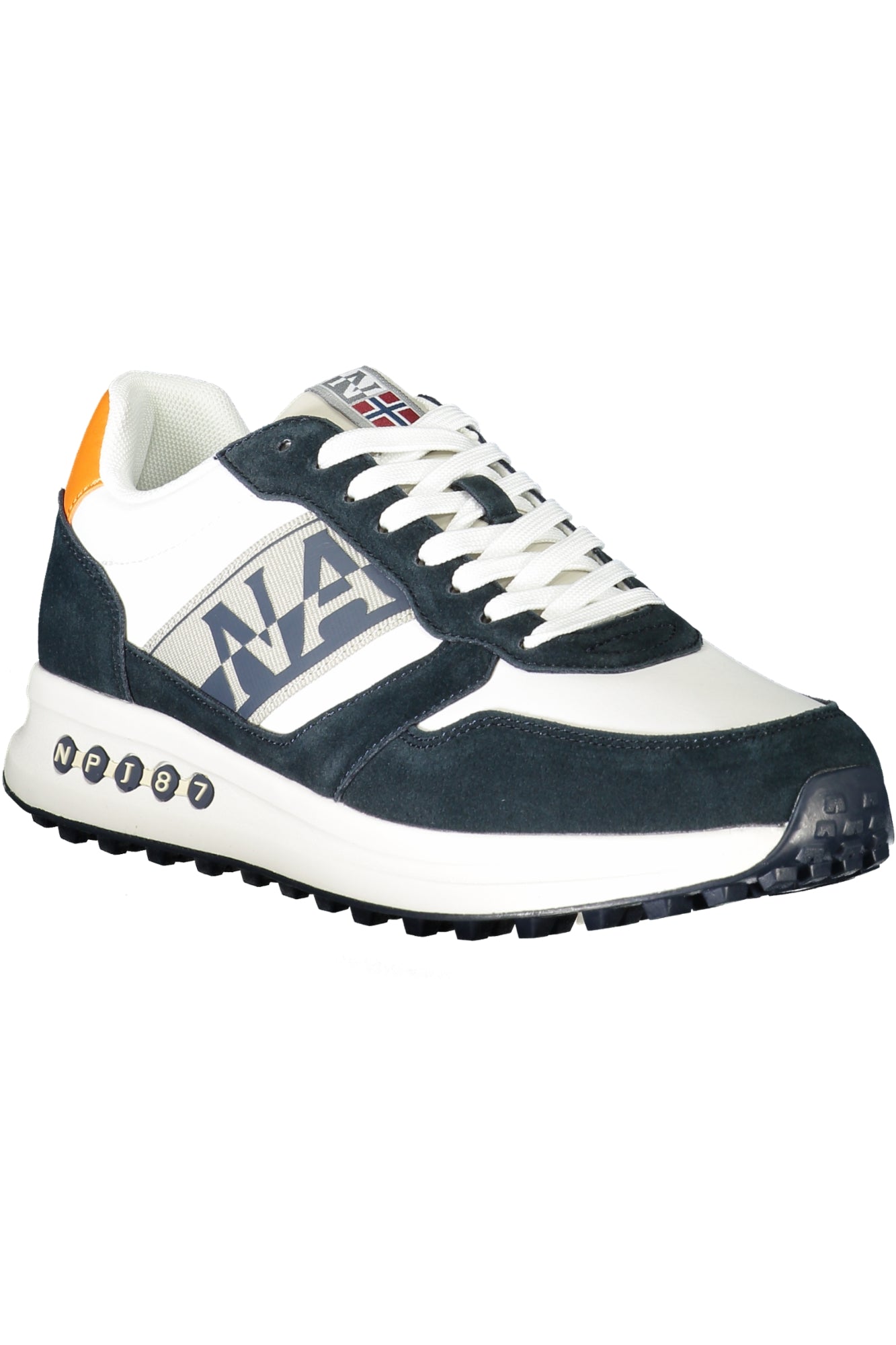 Blue men's sports shoes