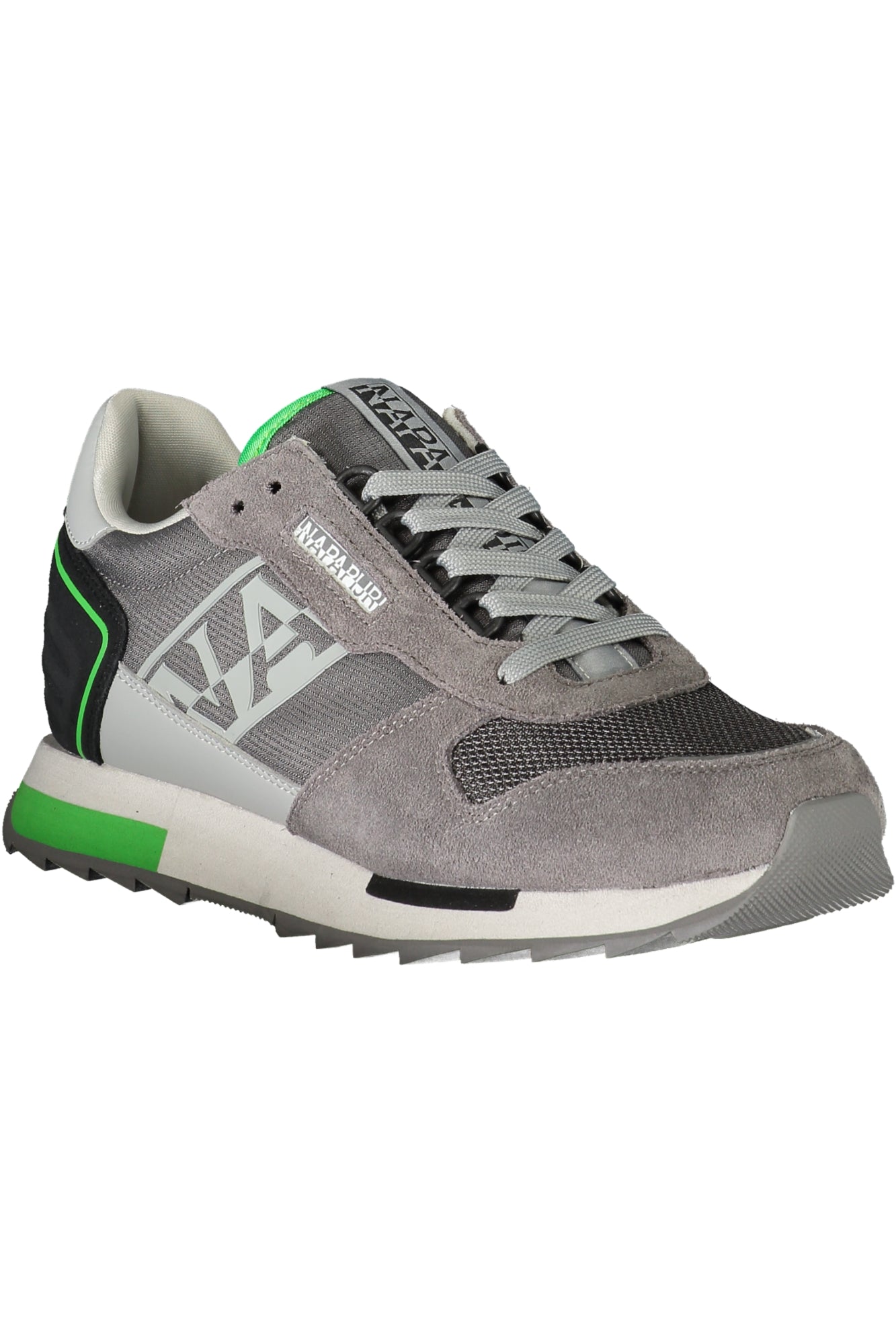 Gray men's sports shoes