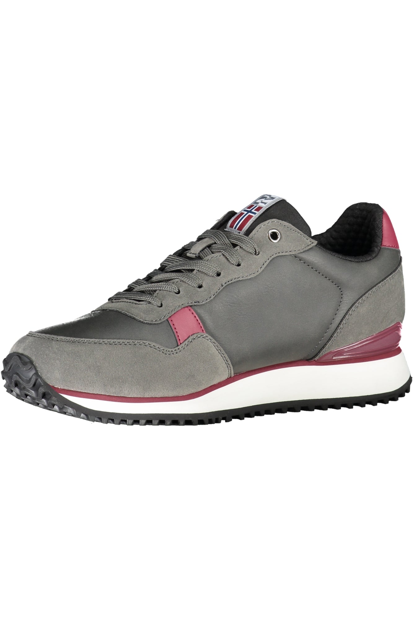 Gray men's sports shoes