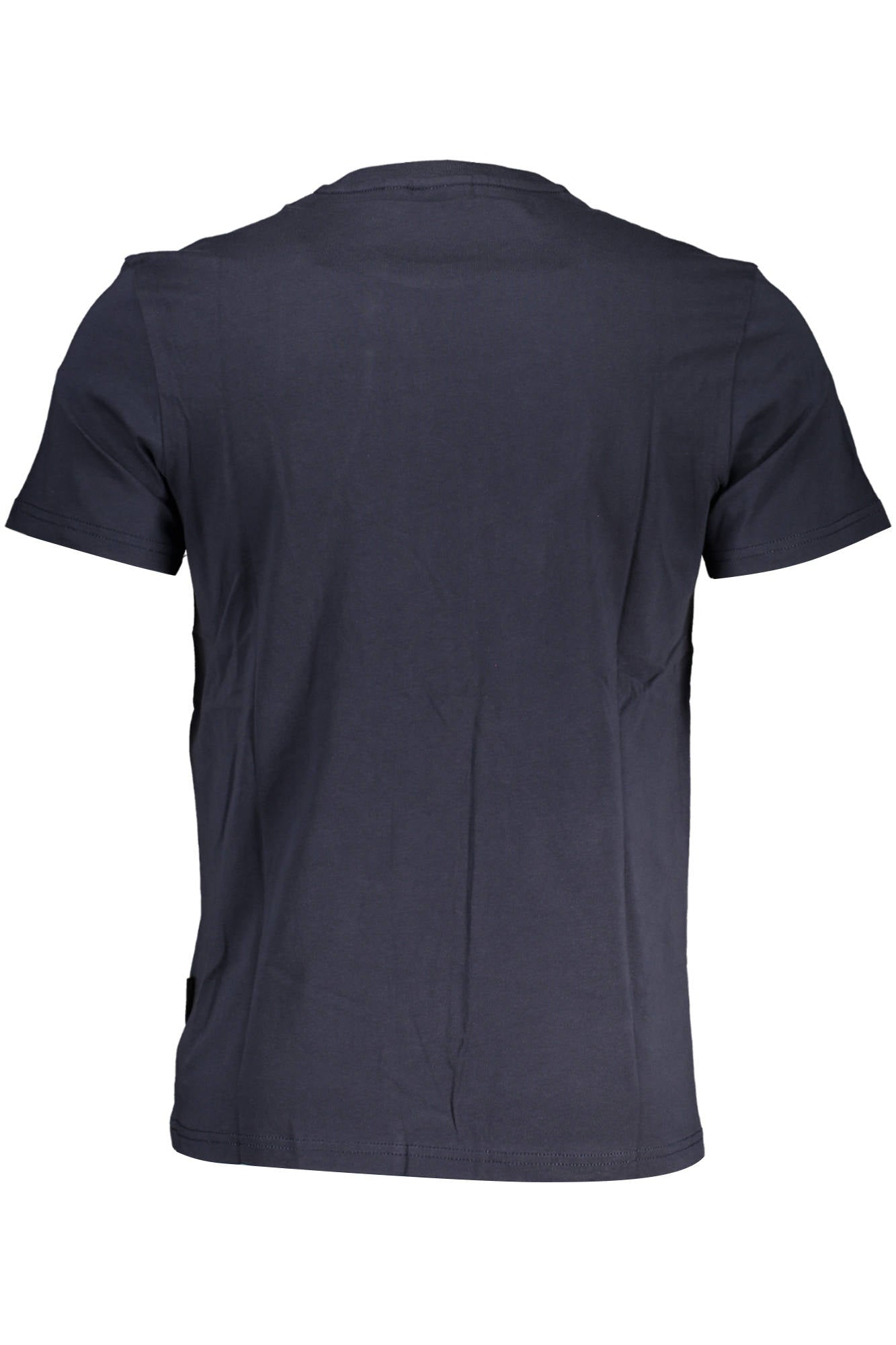 Man blue short sleeve t-shirt