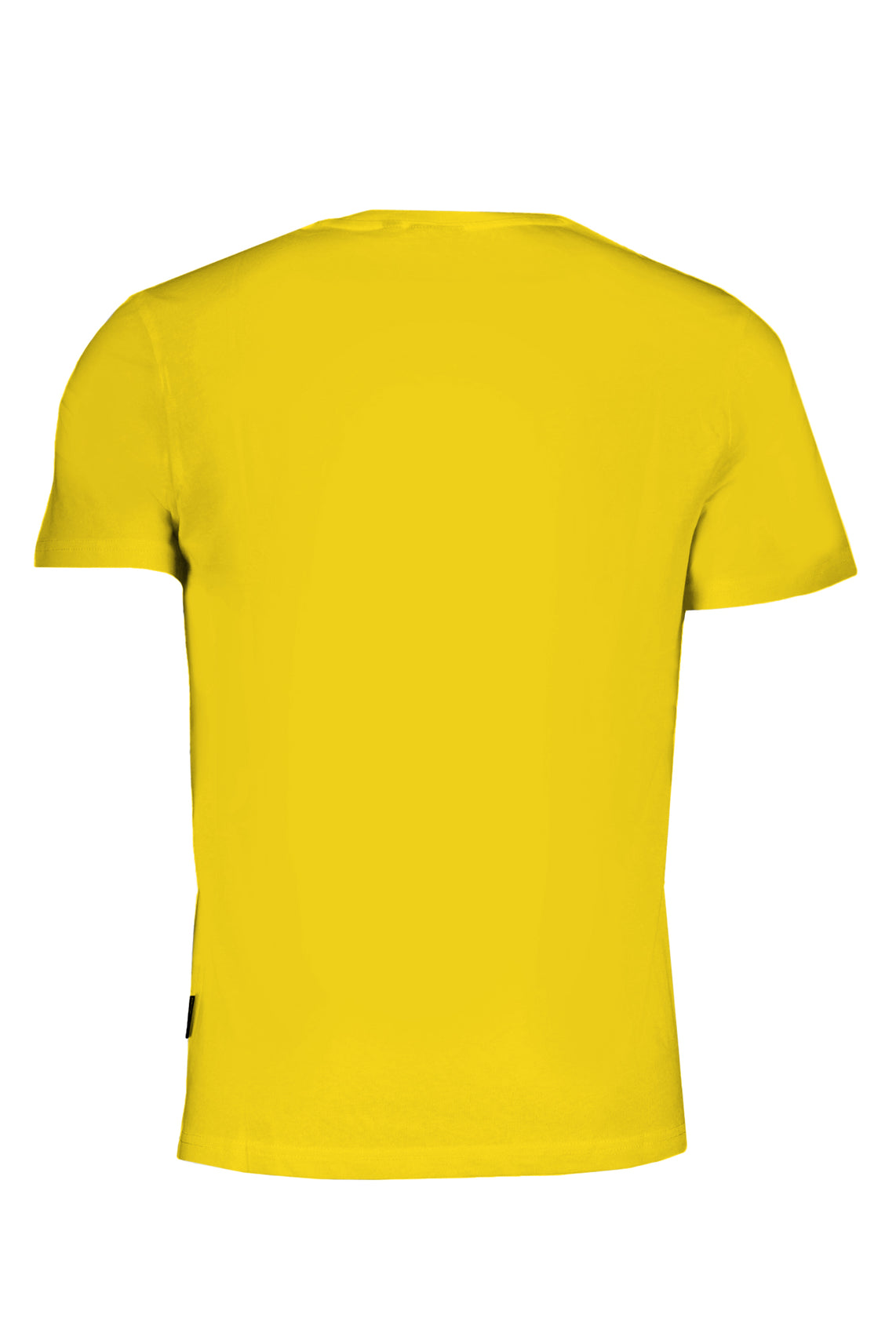 Yellow men's short sleeved t-shirt