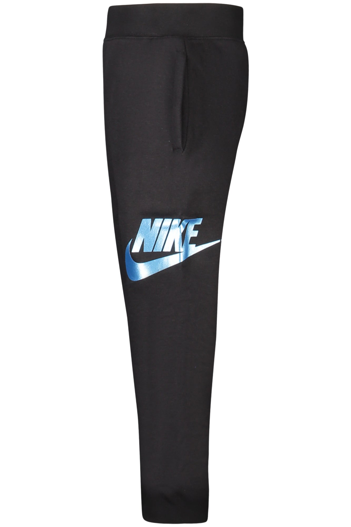 NIKE NIKE KIDS' BLACK LONG TRACK PANTS - Nero