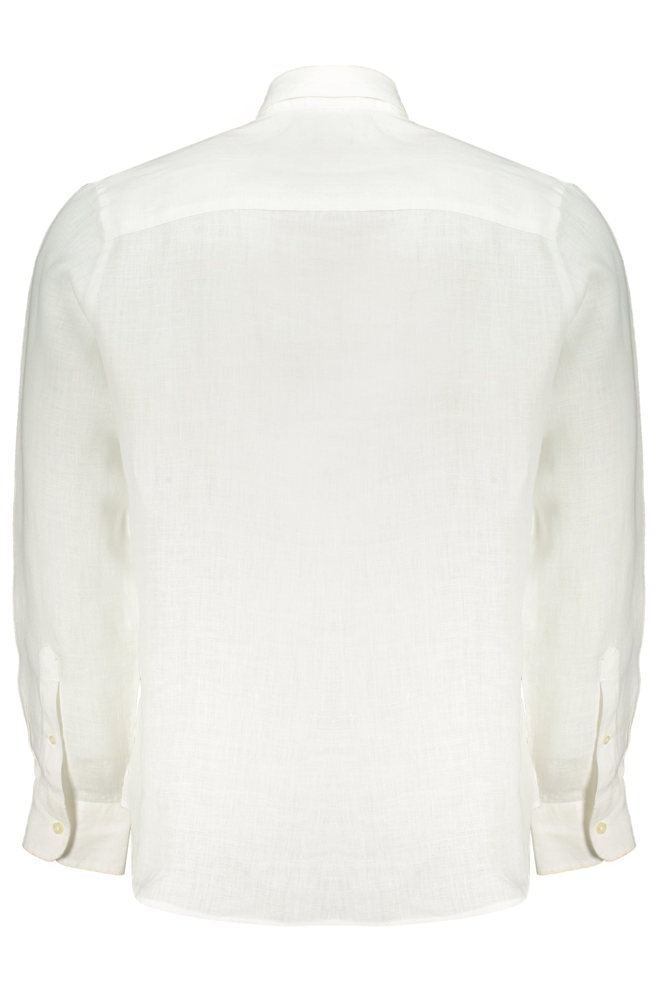 Men's white long sleeve shirt