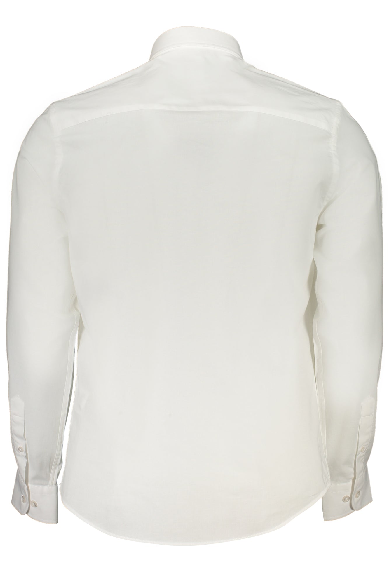 Men's white long sleeve shirt