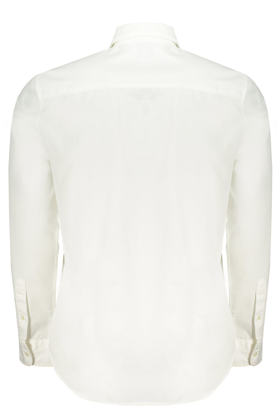 Men's white long sleeve shirt