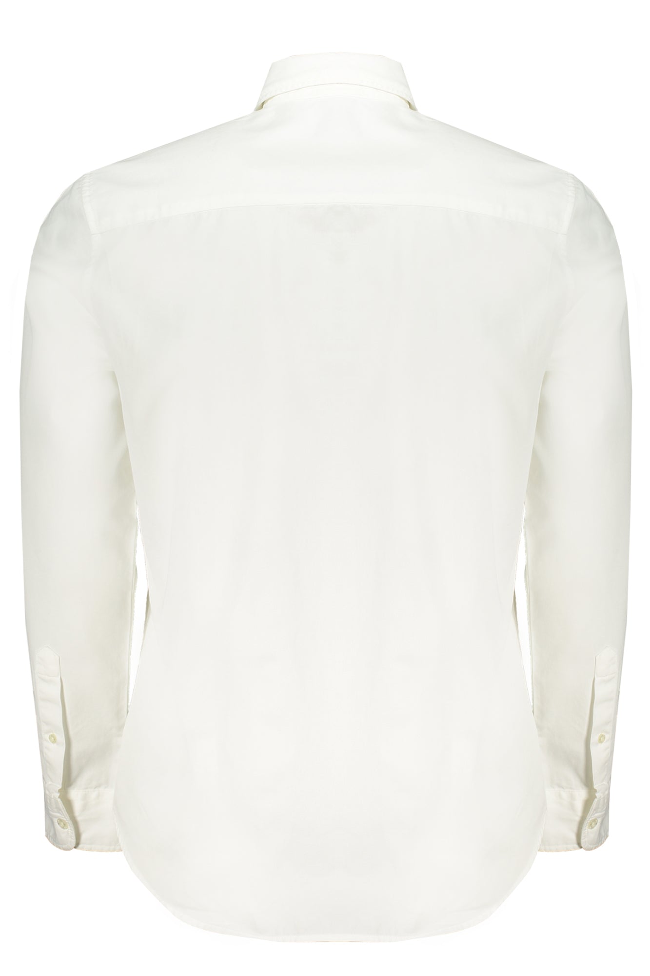 Men's white long sleeve shirt