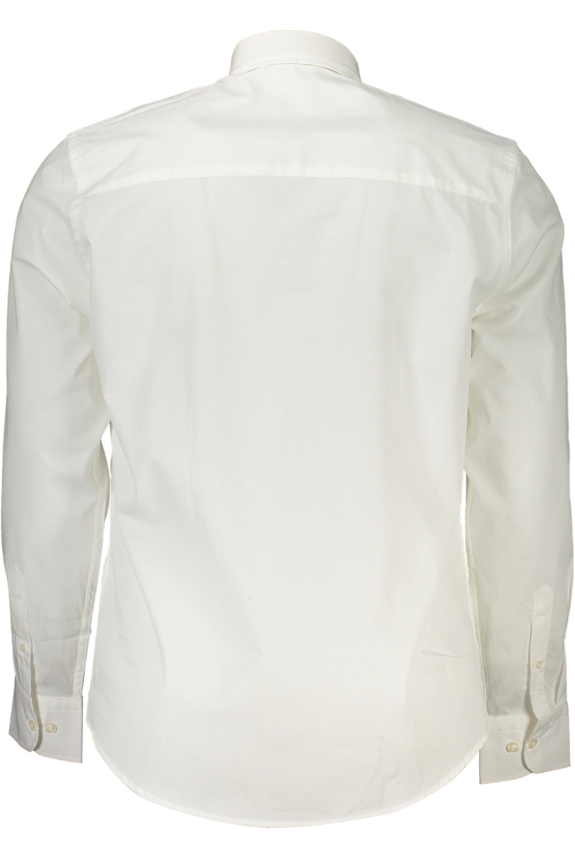 Men's white long sleeve shirt