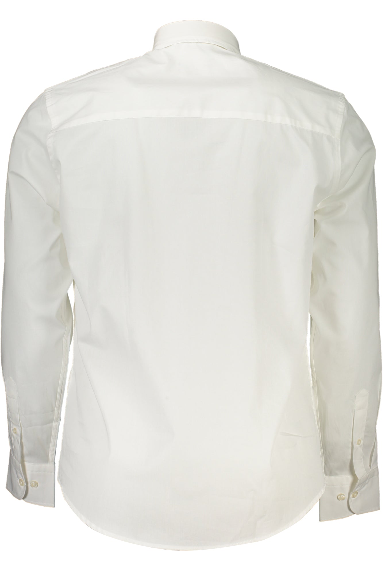 Men's white long sleeve shirt