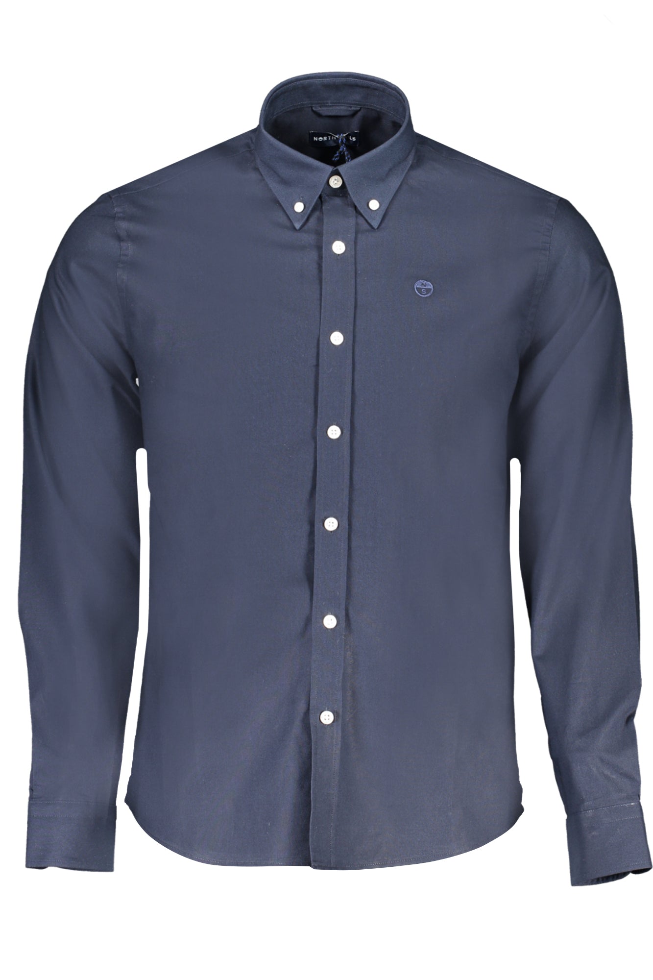 NORTH SAILS NORTH SAILS MEN'S WHITE LONG SLEEVE SHIRT - Blu