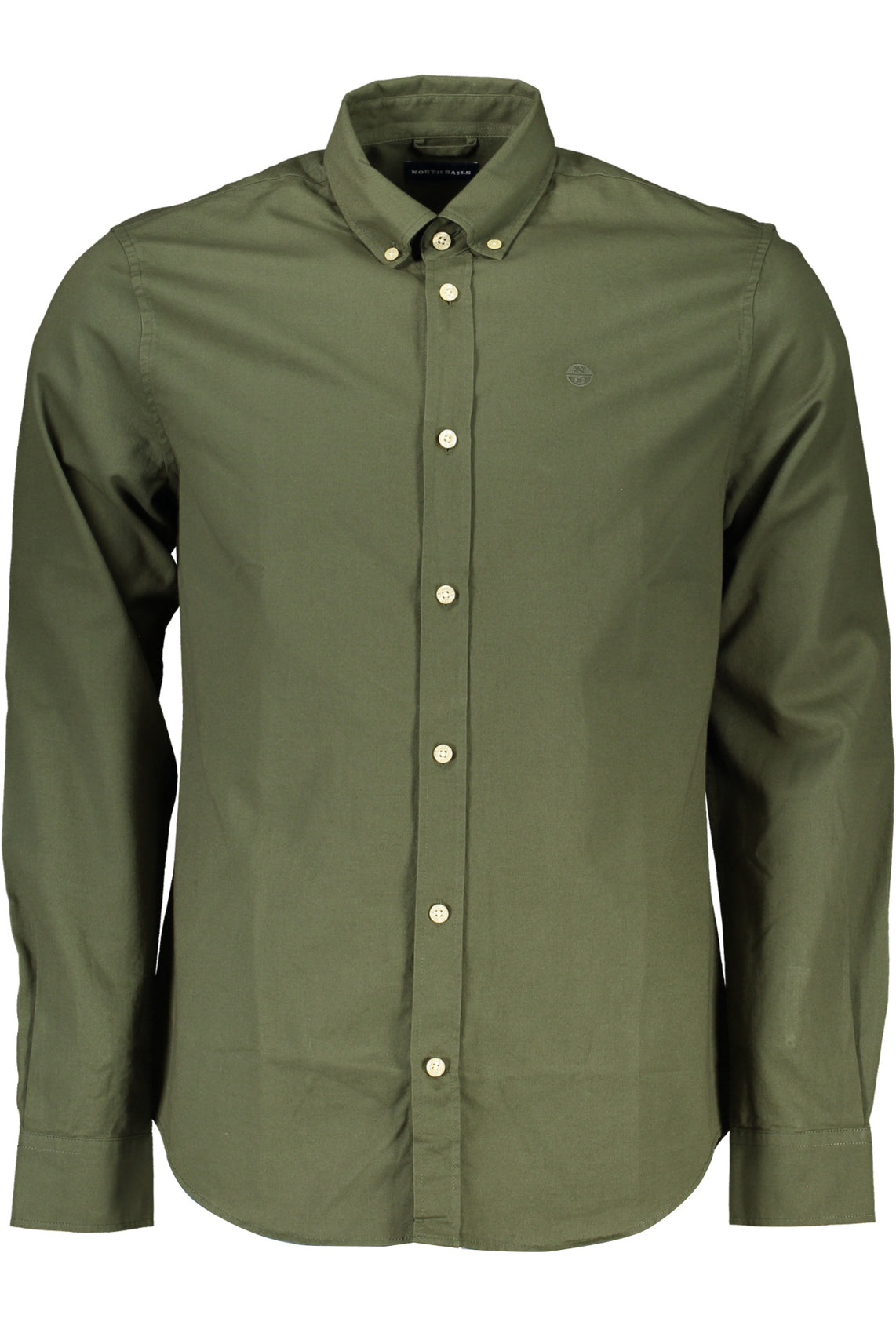 NORTH SAILS NORTH SAILS GREEN MEN'S LONG SLEEVED SHIRT - Verde