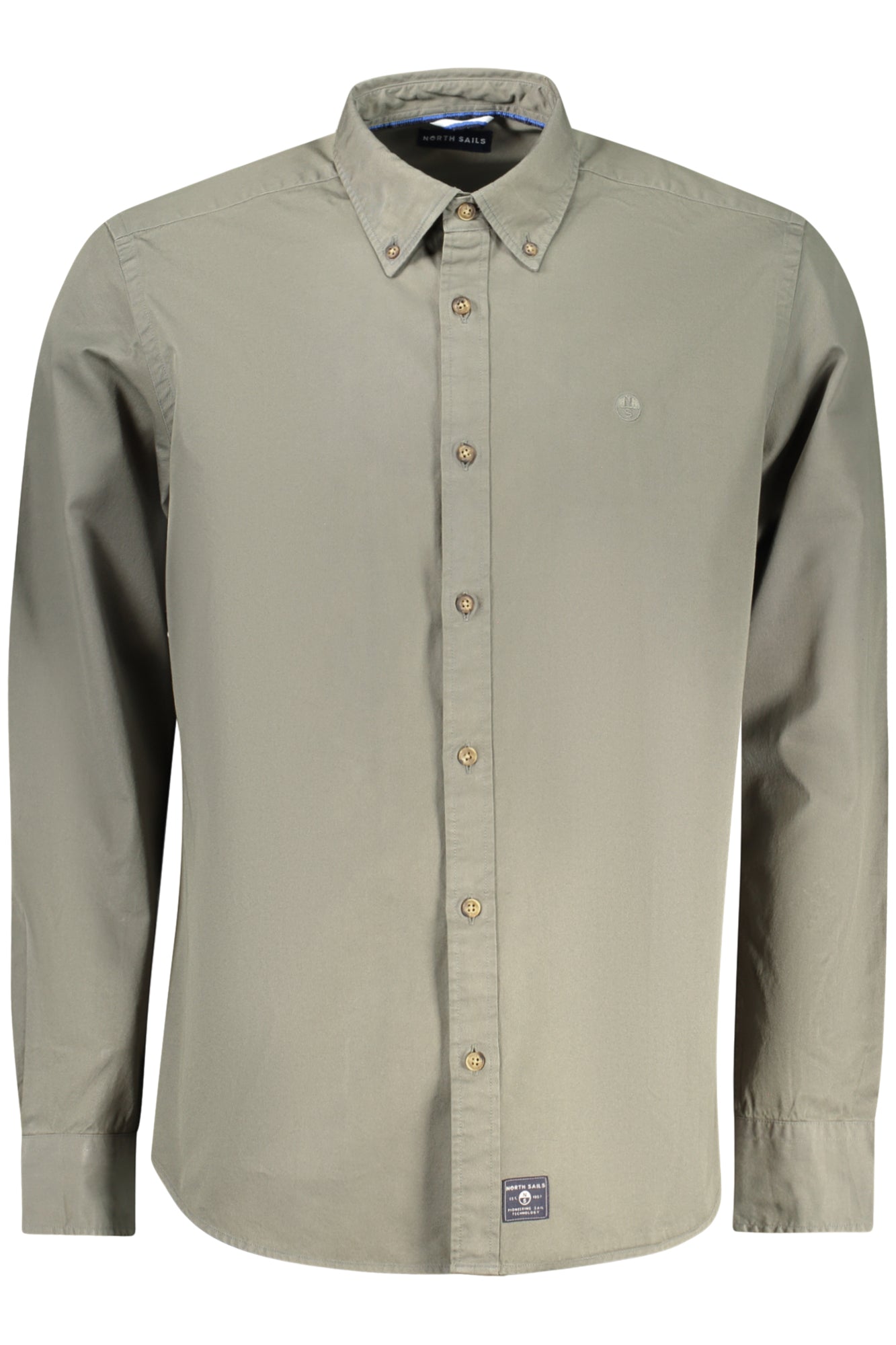 NORTH SAILS NORTH SAILS MEN'S LONG-SLEEVED SHIRT, BLUE - Verde