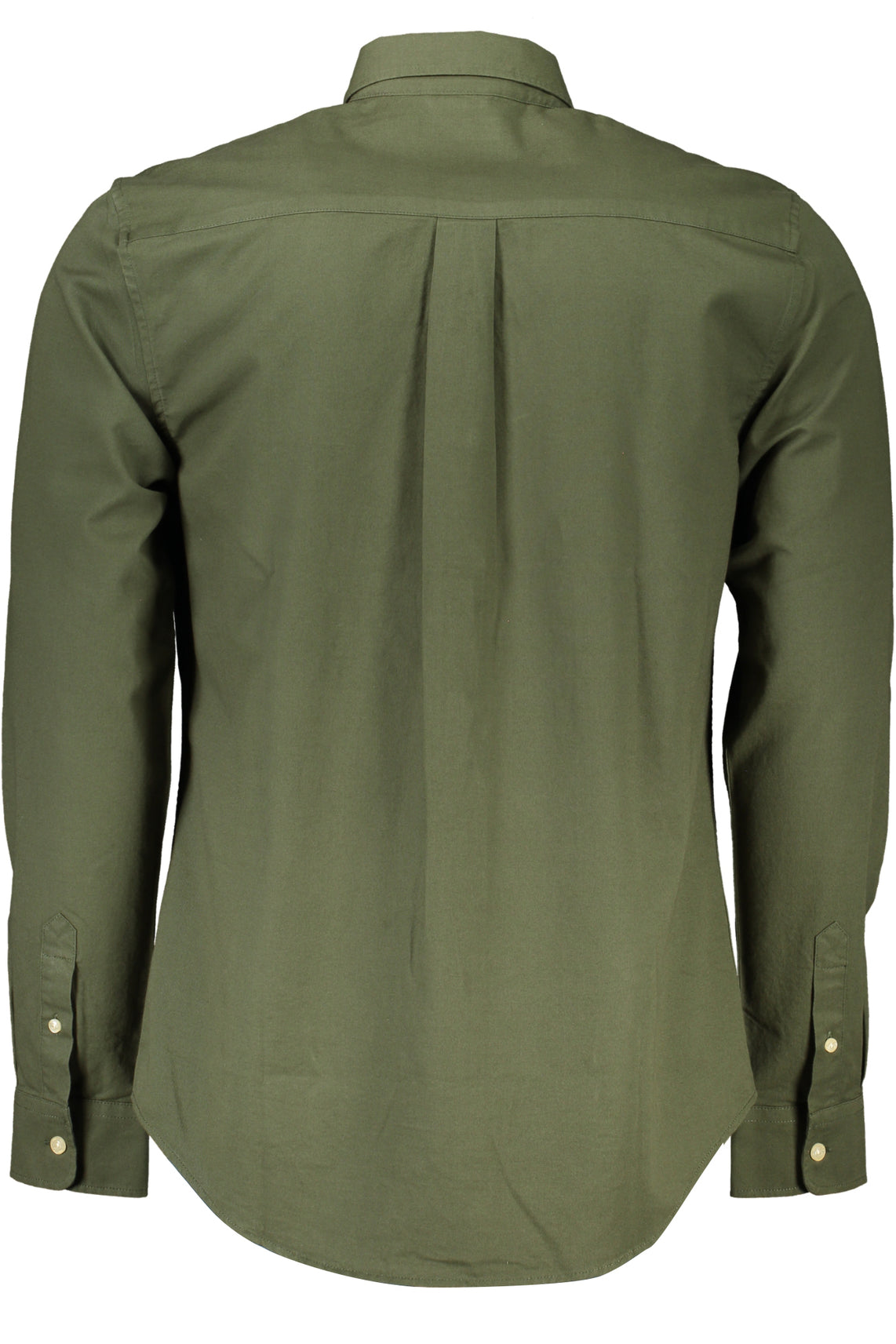 Green men's long sleeved shirt