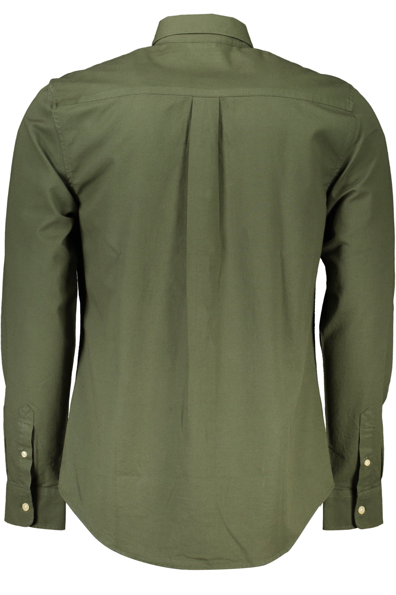 Green men's long sleeved shirt