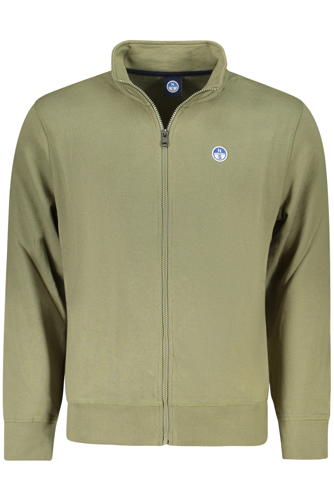 NORTH SAILS NORTH SAILS MEN'S ZIP-UP SWEATSHIRT BLUE - Verde