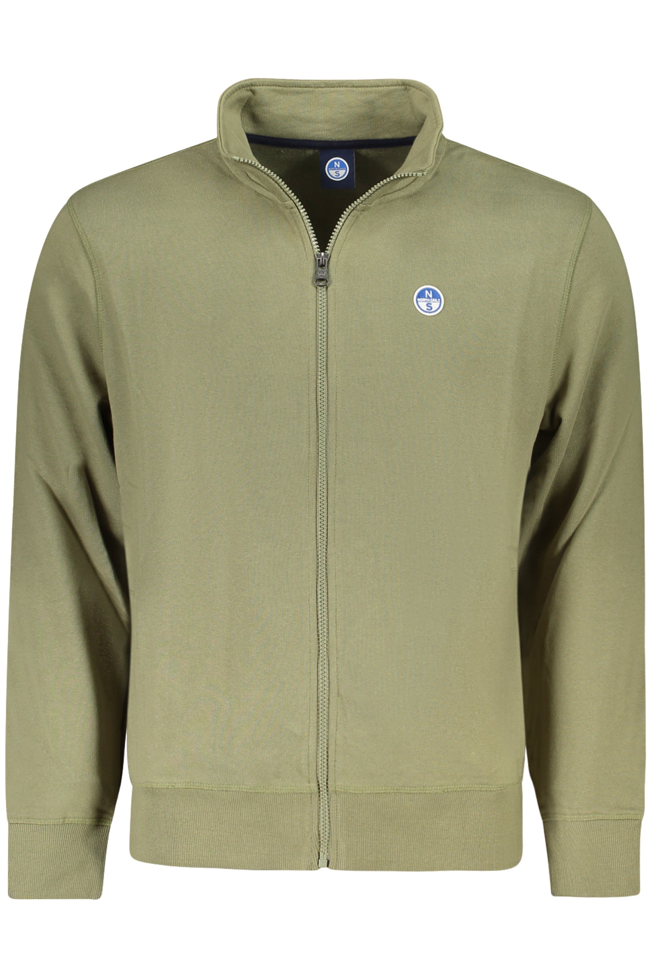 NORTH SAILS NORTH SAILS MEN'S ZIP-UP SWEATSHIRT BLUE - Verde