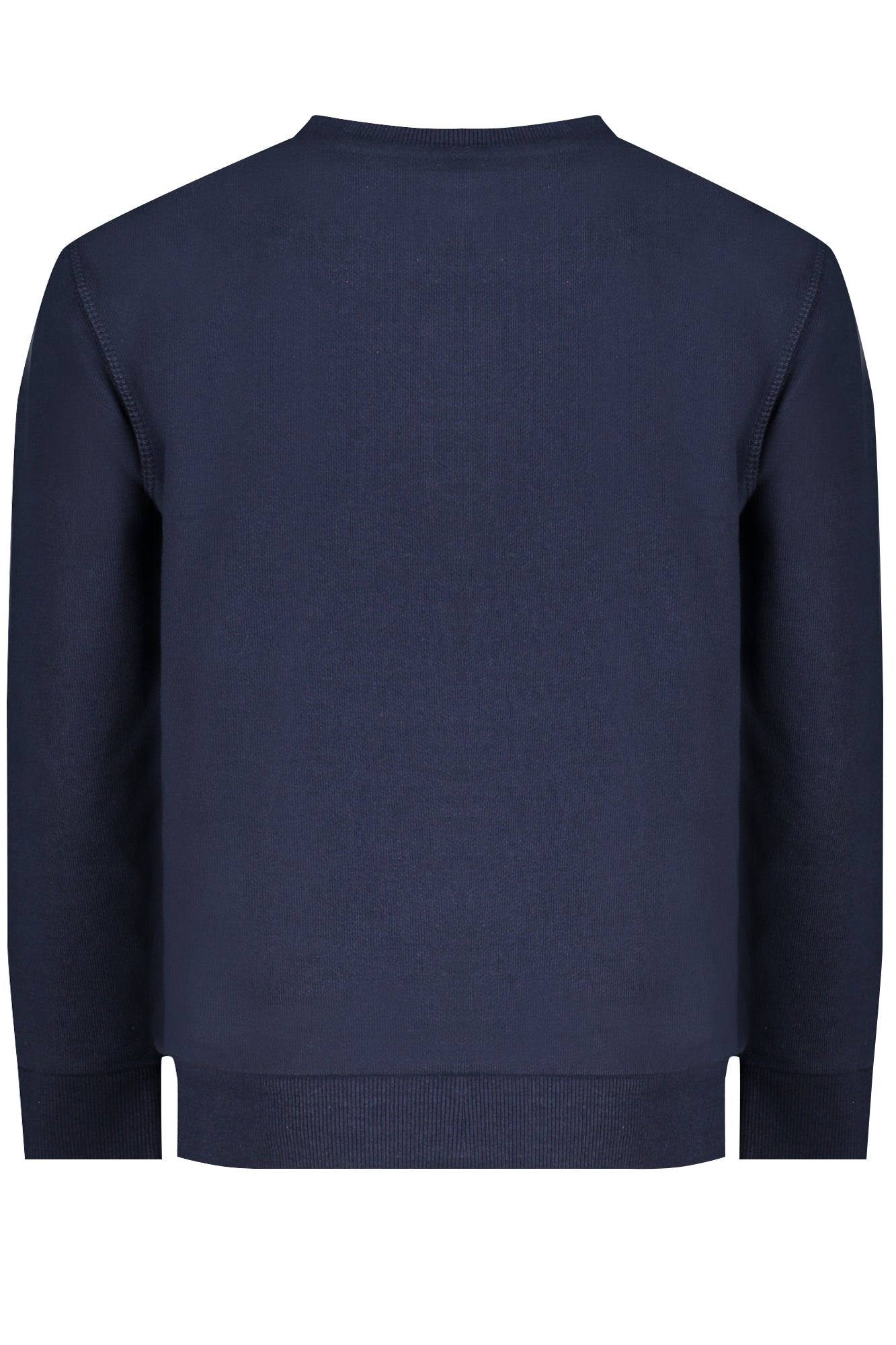Blue zipless sweatshirt