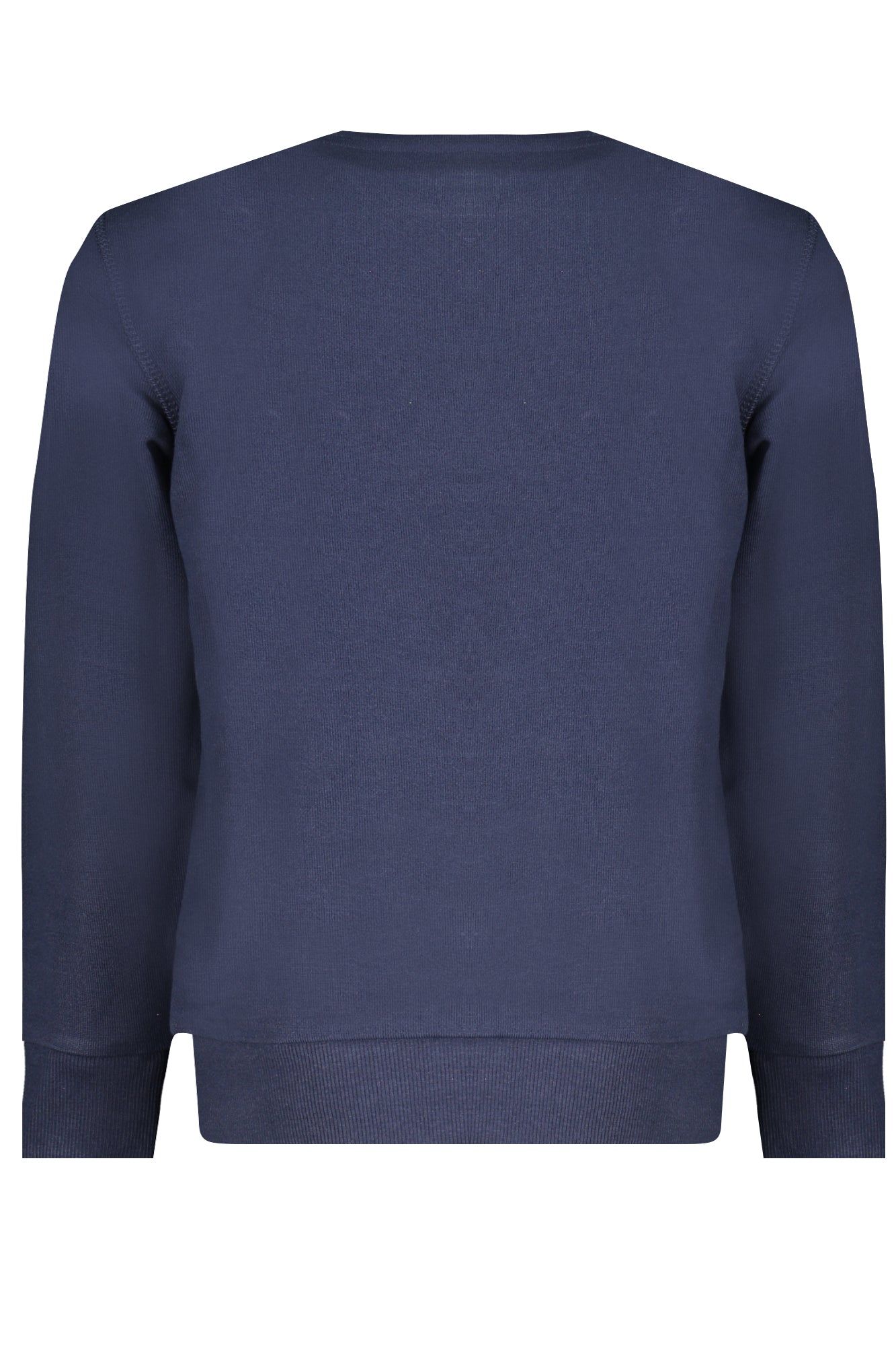 Blue zipless sweatshirt