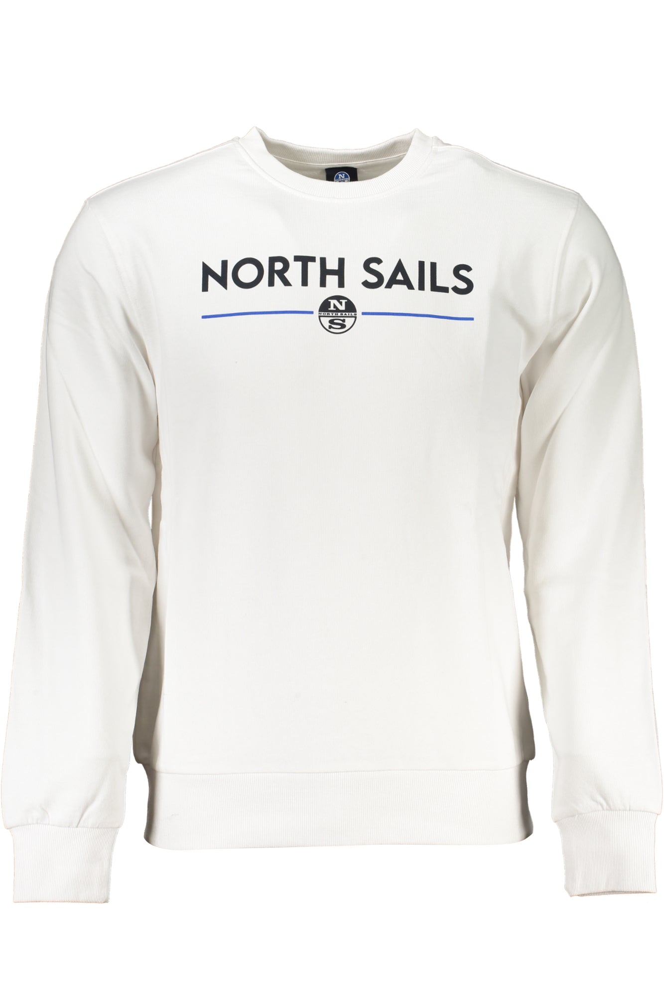 NORTH SAILS NORTH SAILS GREEN MEN'S ZIPLESS SWEATSHIRT - Bianco