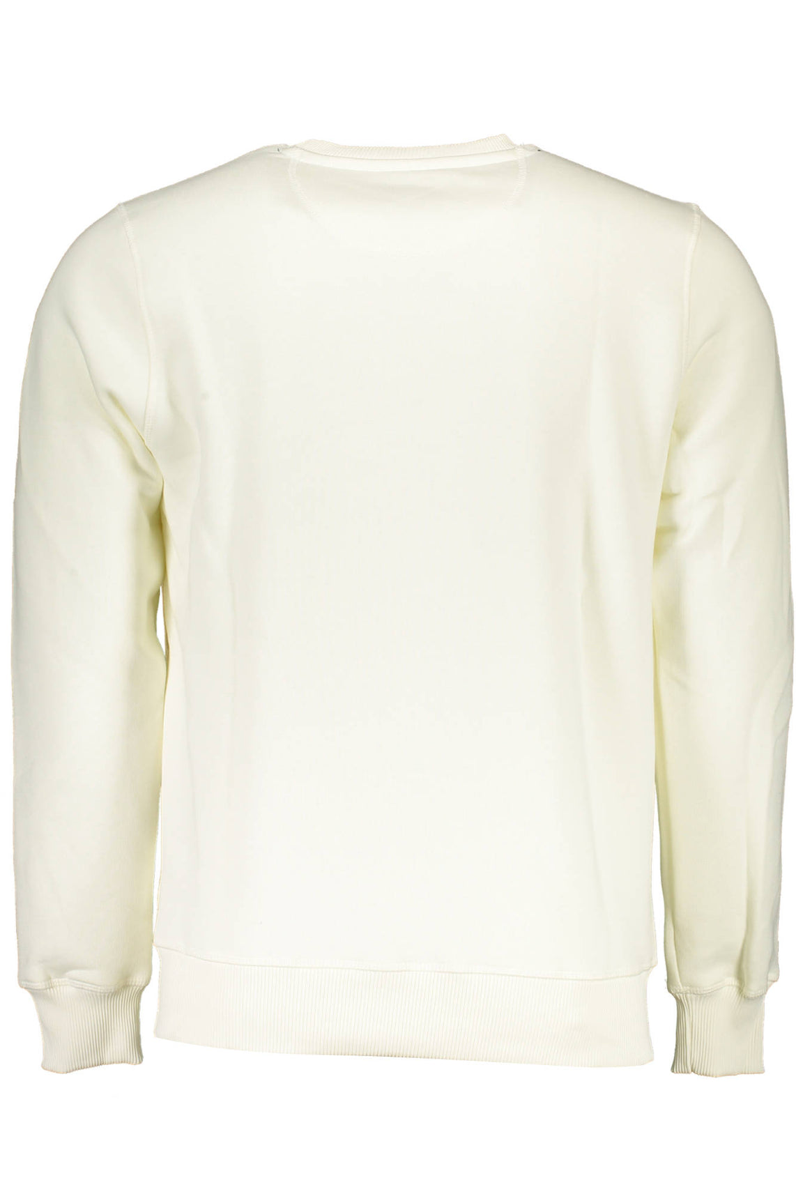 White men's sweatshirt without zip