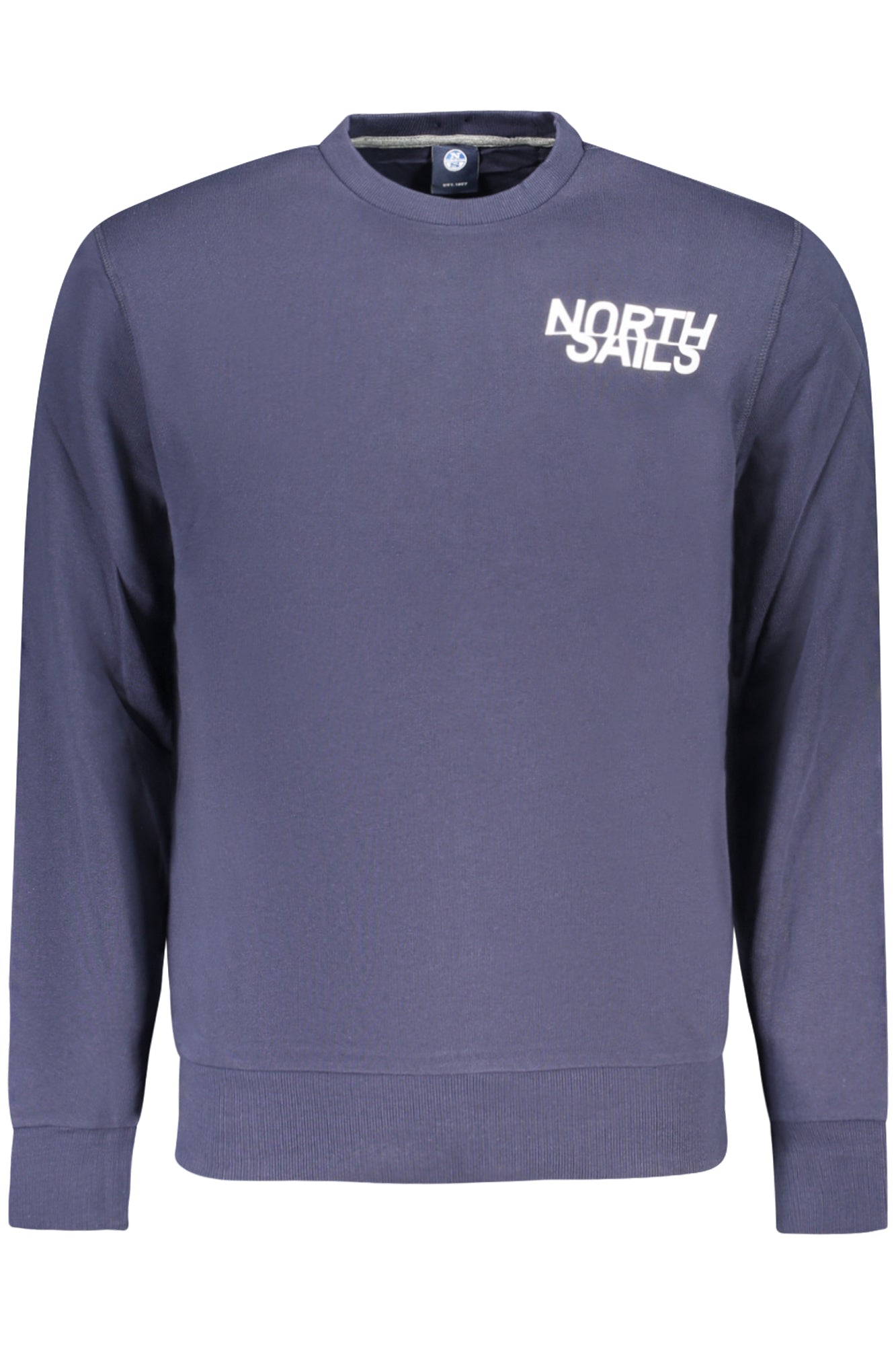 NORTH SAILS NORTH SAILS MEN'S BLUE ZIP-UP SWEATSHIRT - Blu