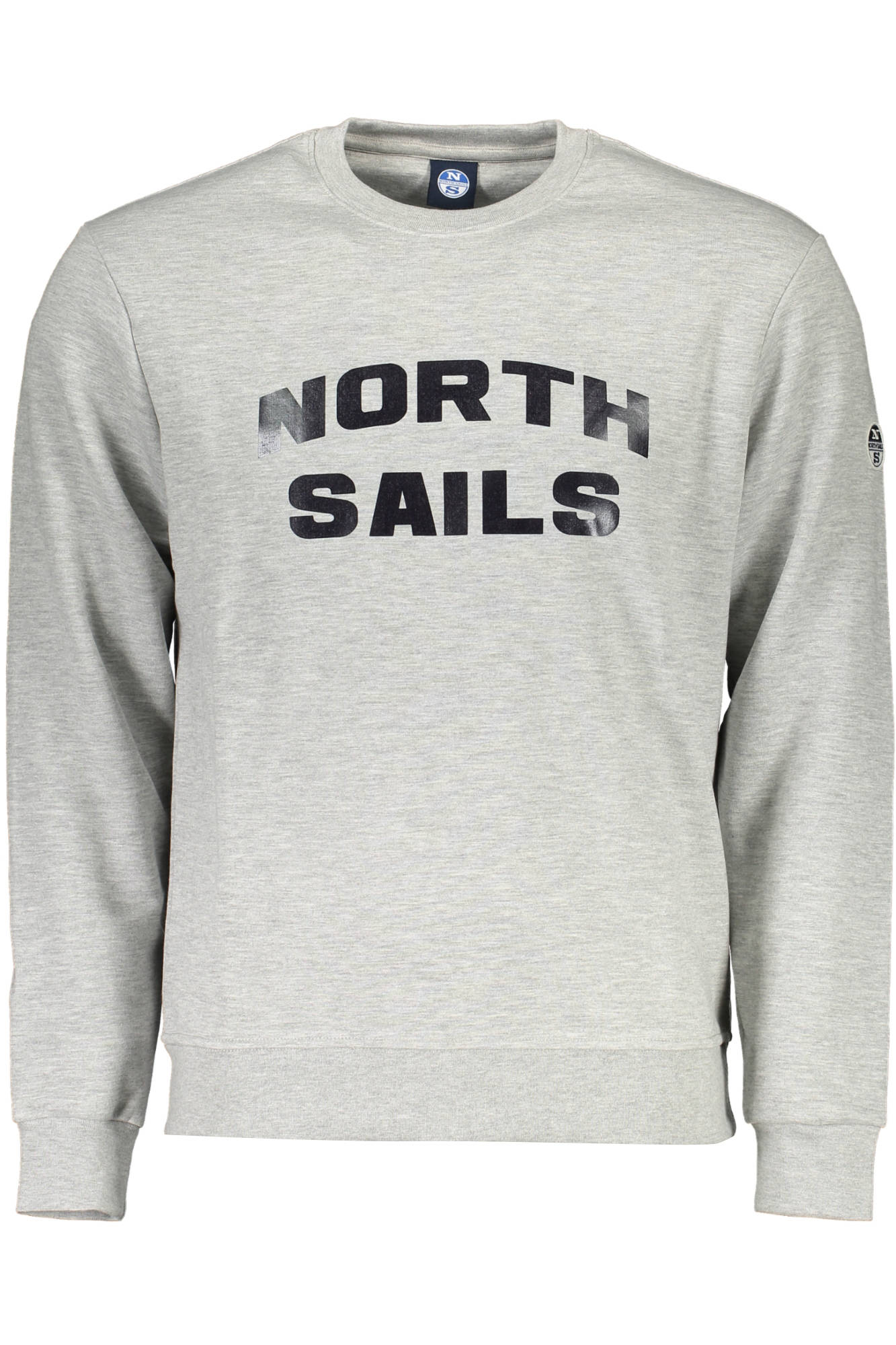 NORTH SAILS NORTH SAILS MEN'S BLACK ZIP-UP SWEATSHIRT - Grigio