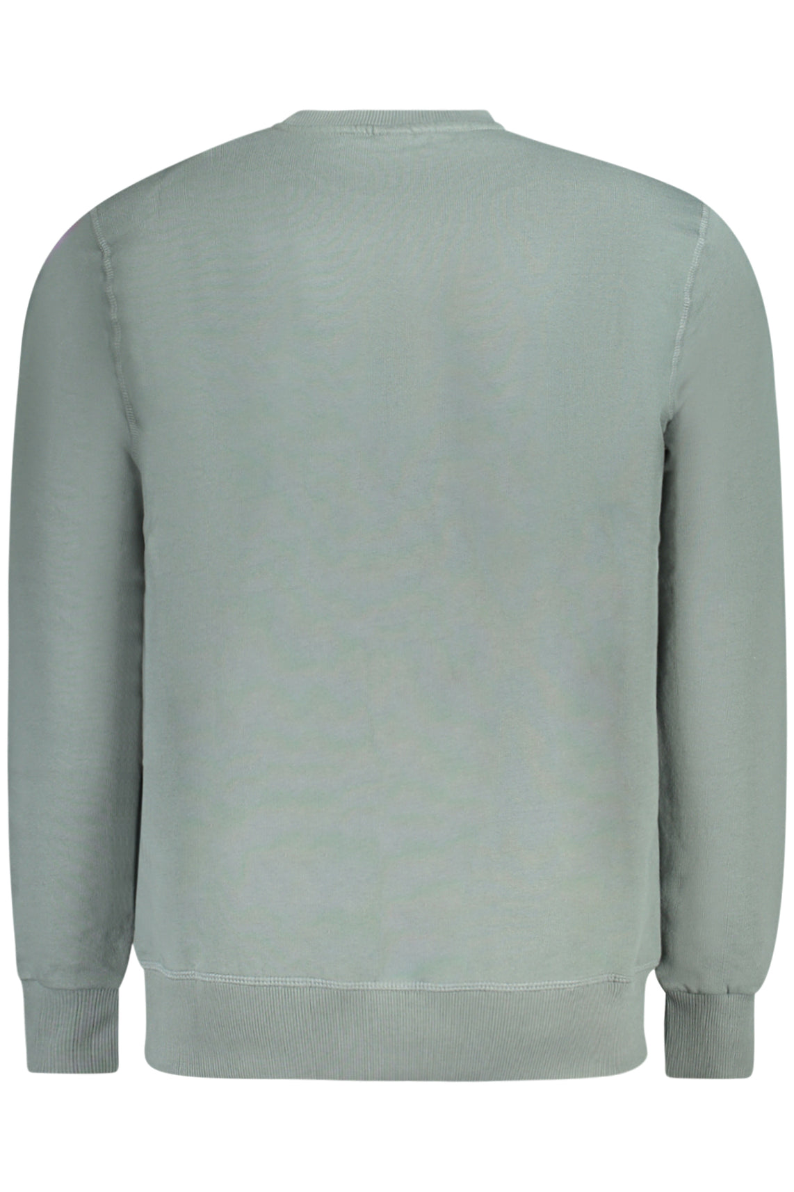 Felpa senza zip uomo verde