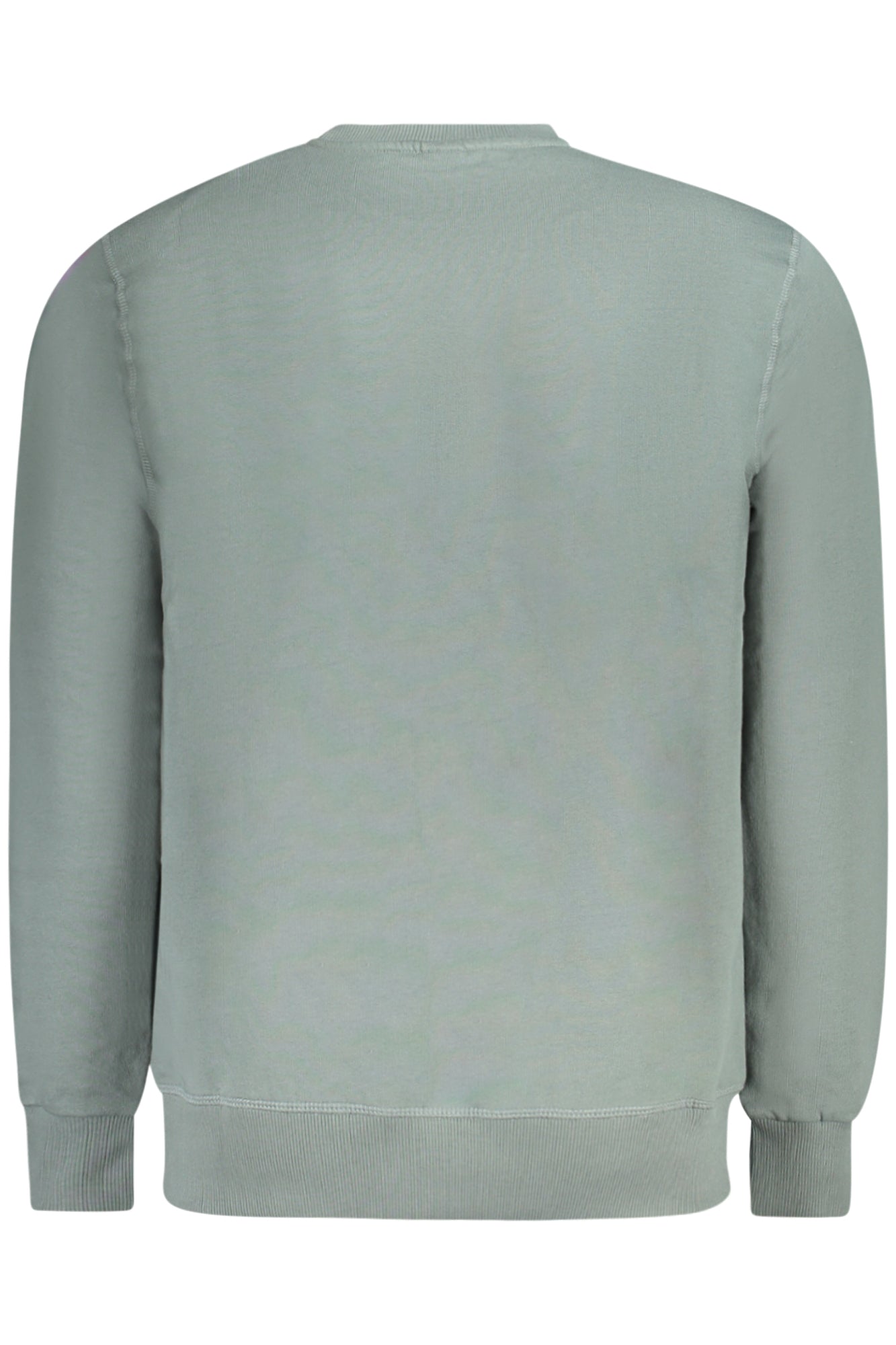 Felpa senza zip uomo verde