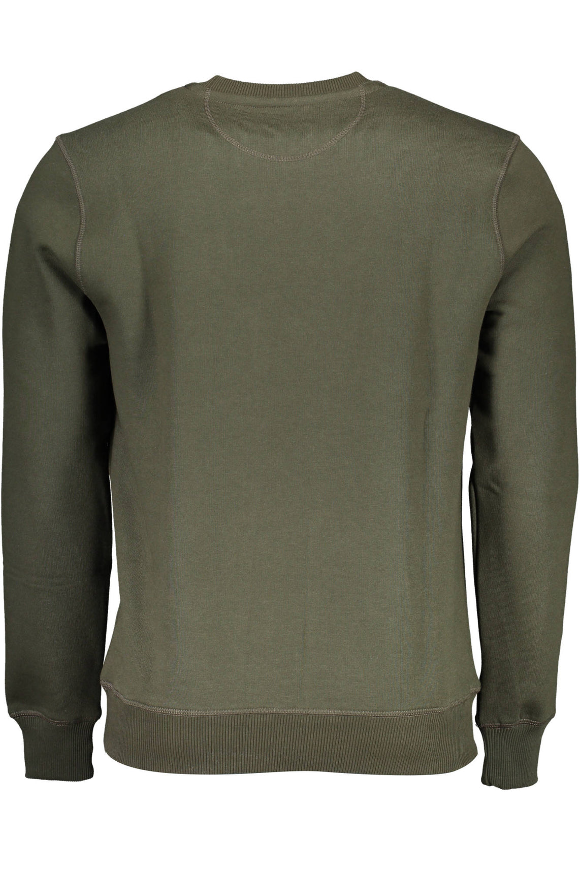 Green men's zipless sweatshirt