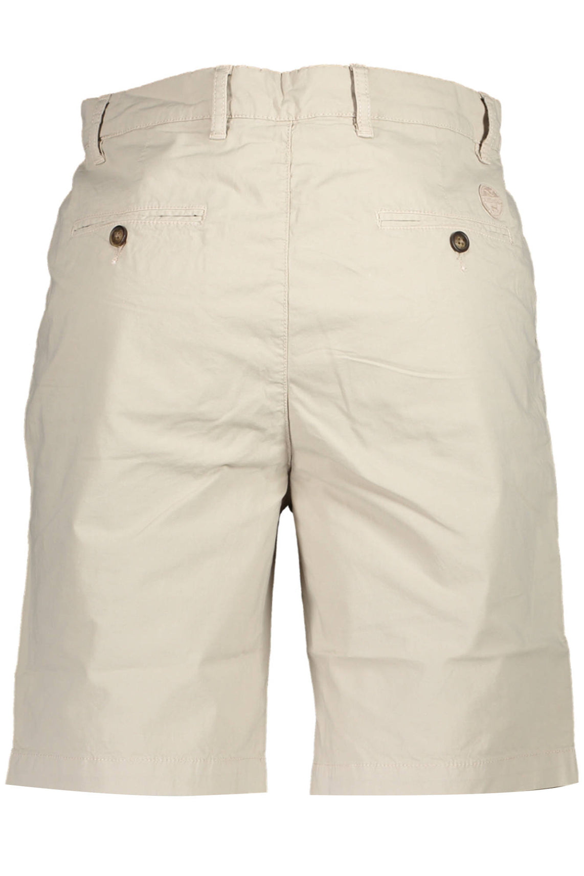 Beige men's bermuda pants
