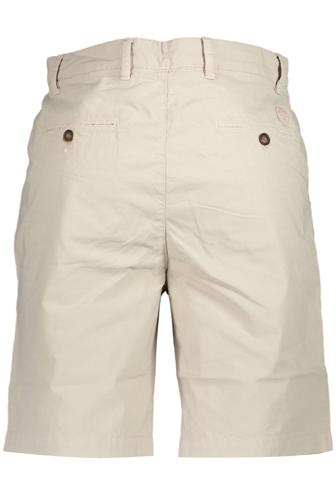 Beige men's bermuda pants