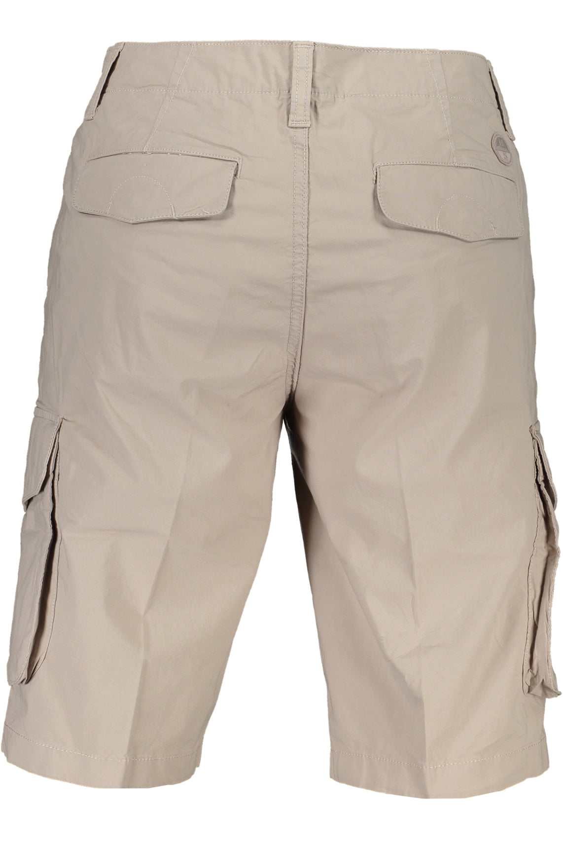 Beige men's bermuda pants