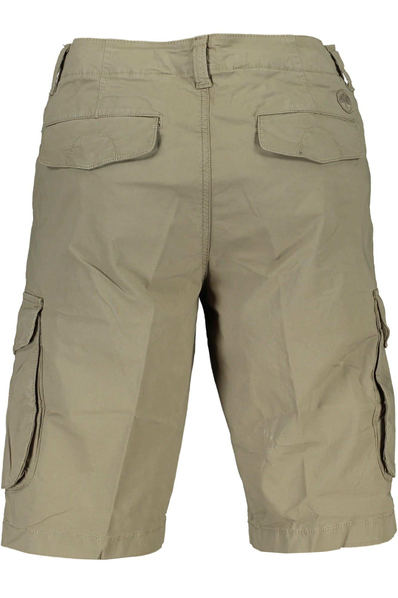 Green men's bermuda pants