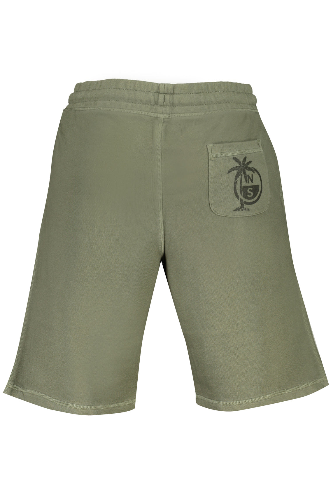 Green men's short pants