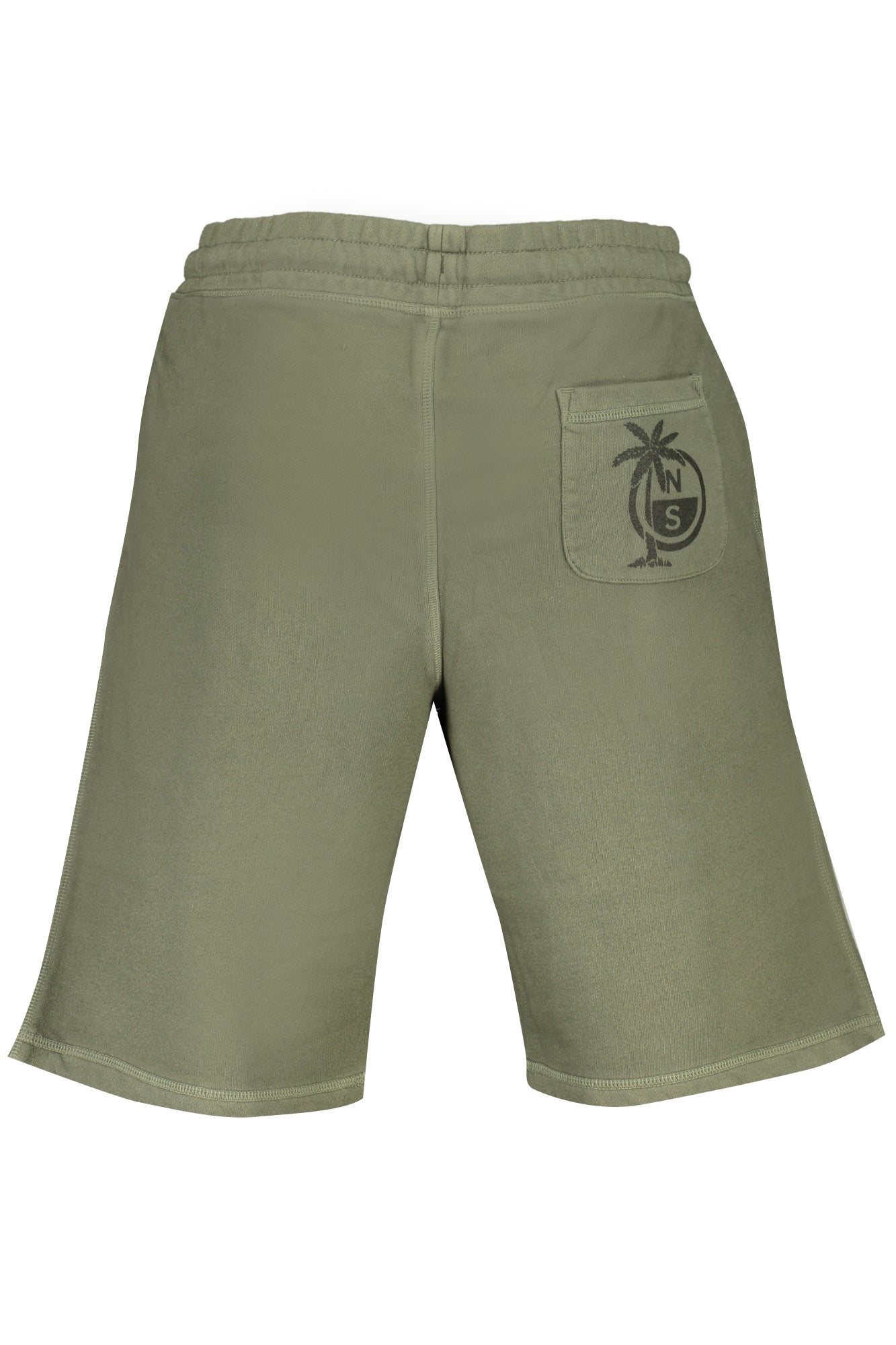 Green men's short pants