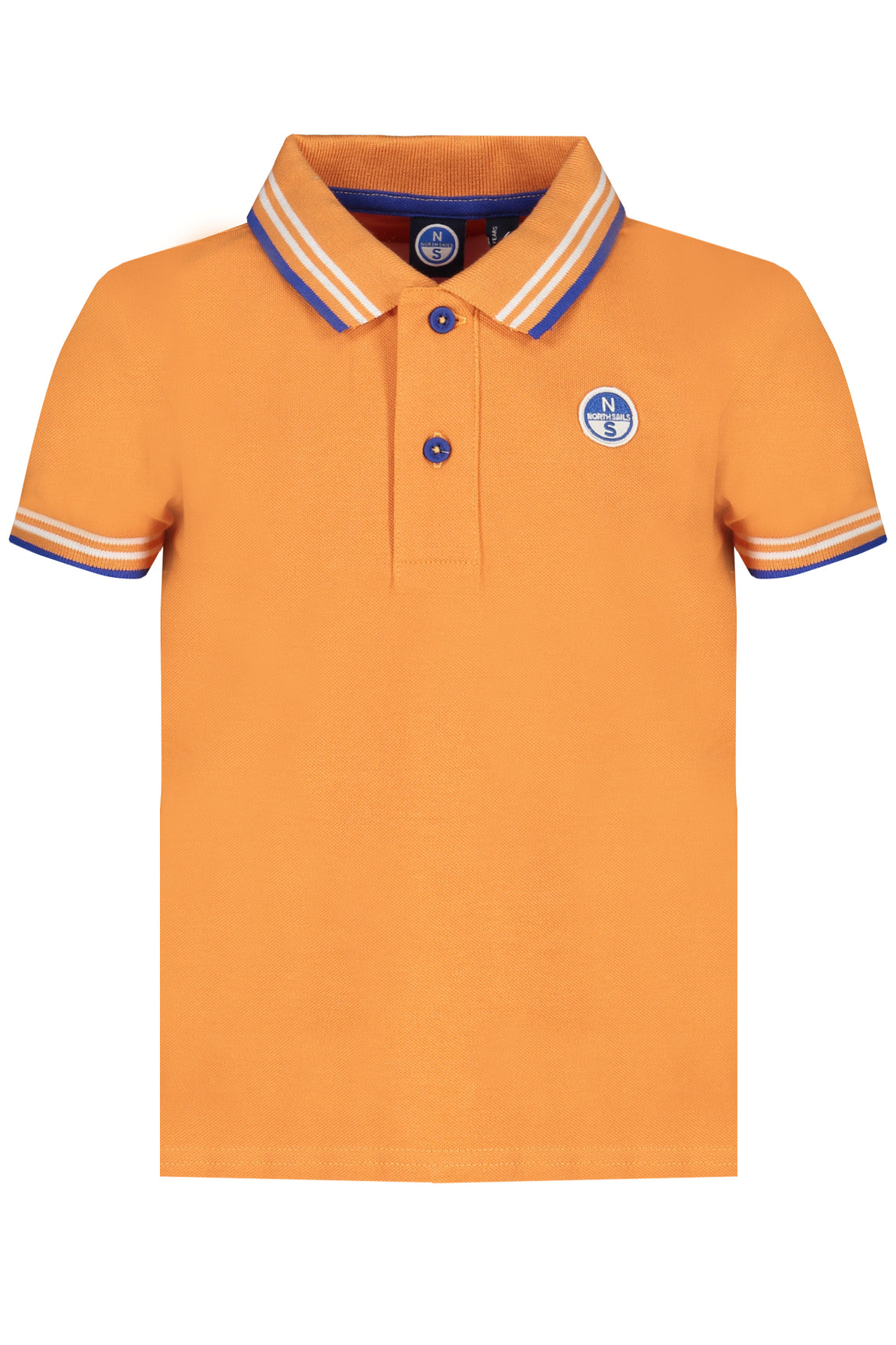 NORTH SAILS NORTH SAILS SHORT SLEEVED POLO SHIRT FOR CHILDREN BLUE - Arancione
