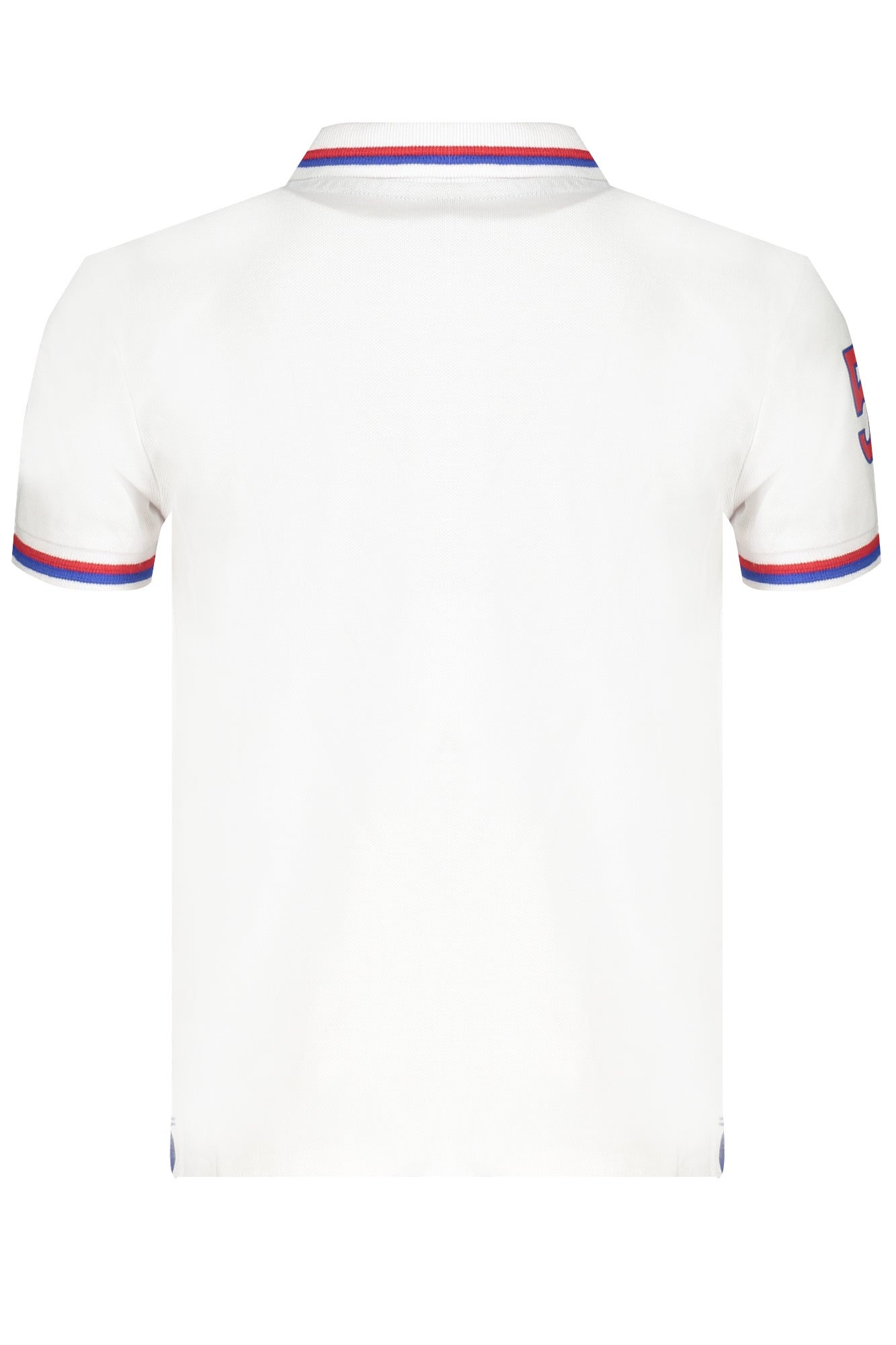 White short sleeved polo shirt for children