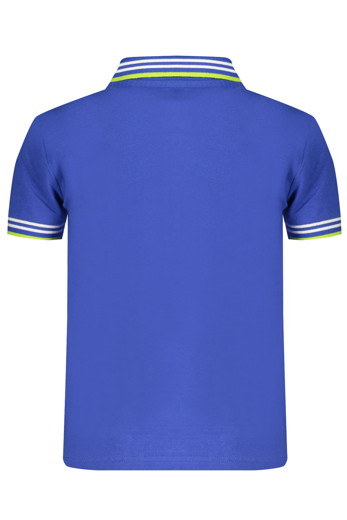 Short sleeved polo shirt for children blue