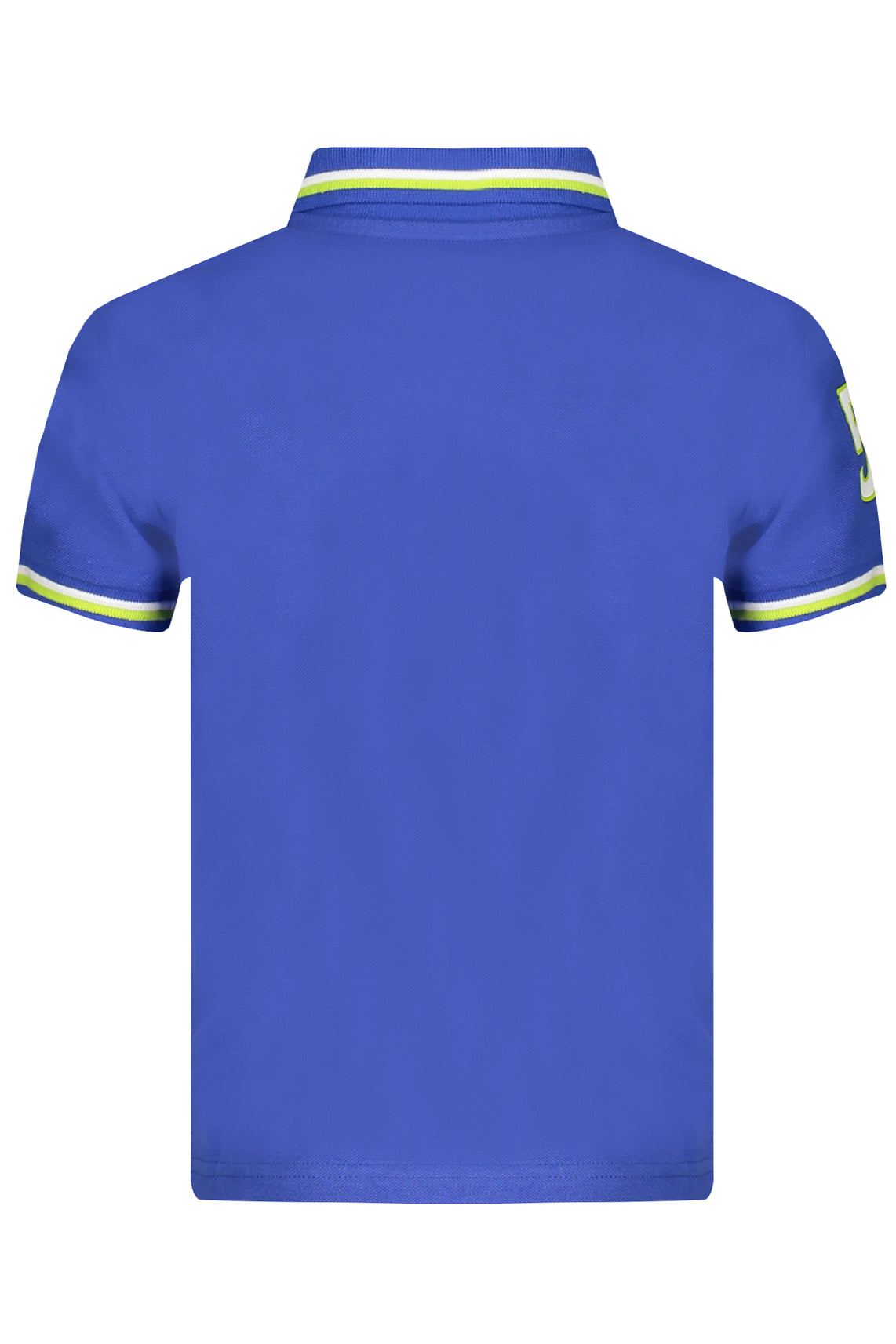Short sleeved polo shirt for children blue