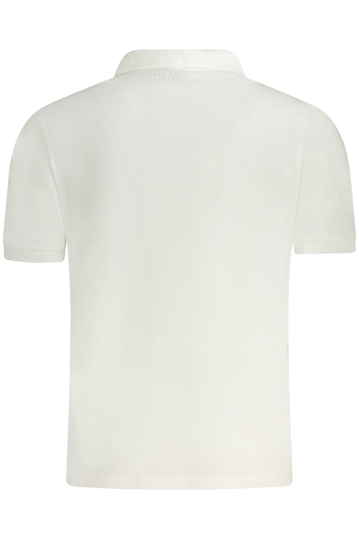 Men's short sleeve polo white