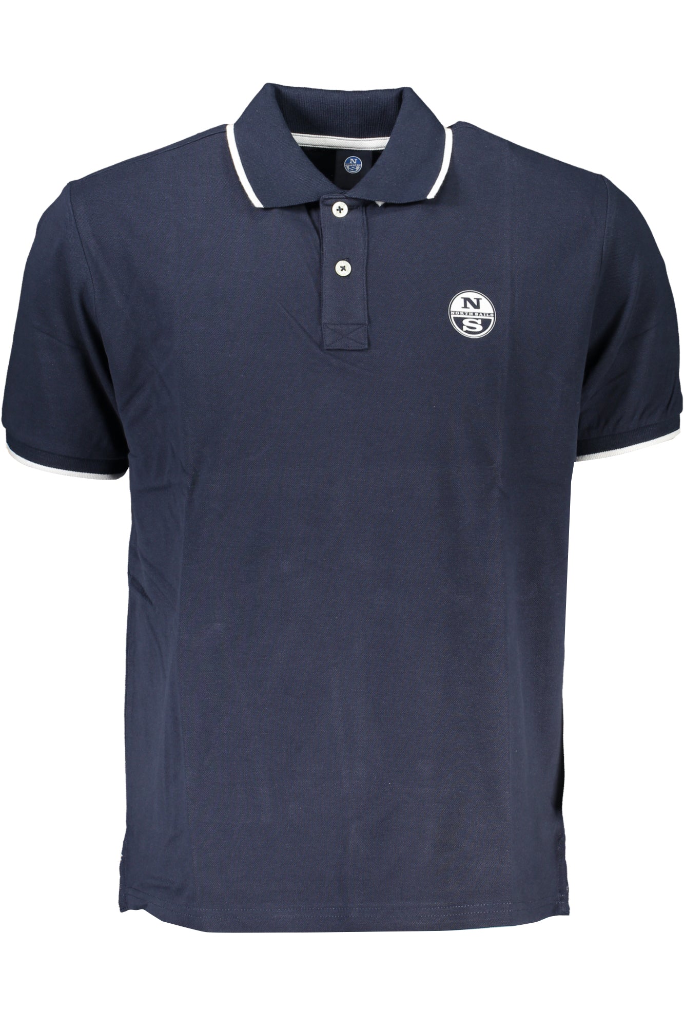 NORTH SAILS NORTH SAILS MEN'S BLACK SHORT SLEEVED POLO SHIRT - Blu