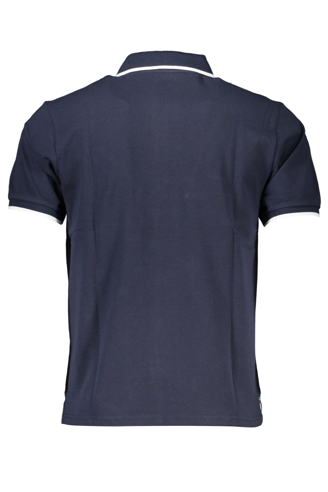 Men's short sleeved polo shirt blue