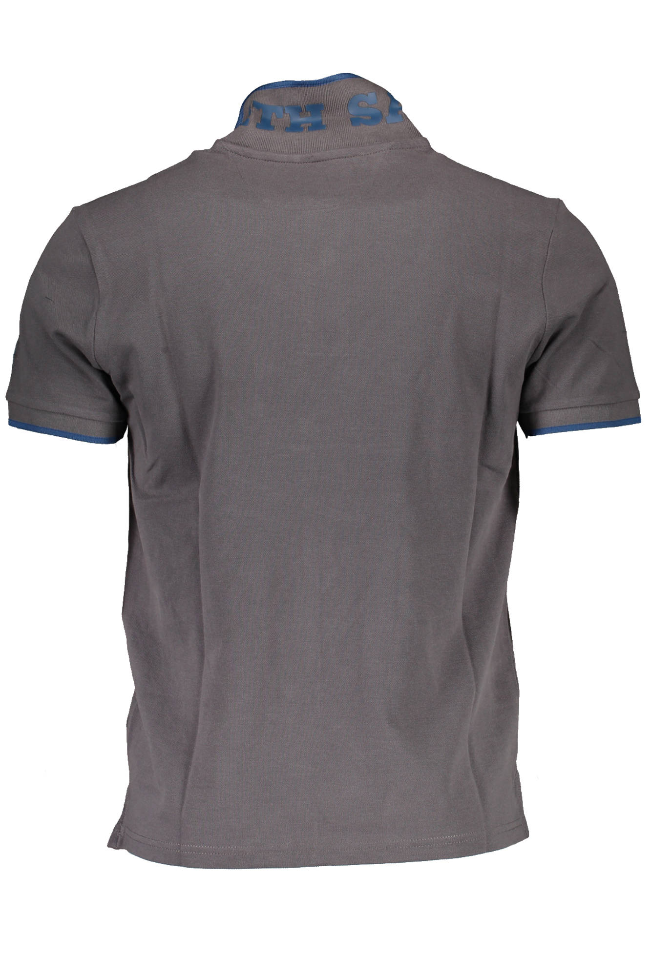 Polo short sleeve man gray