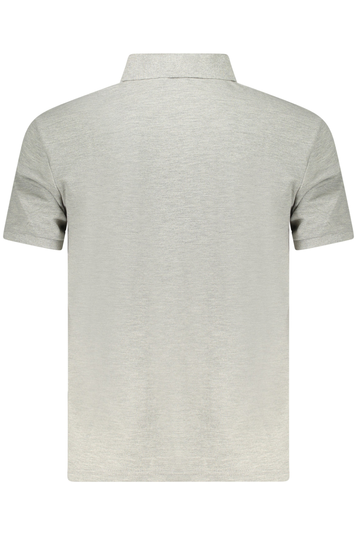 Men's short sleeve polo grey
