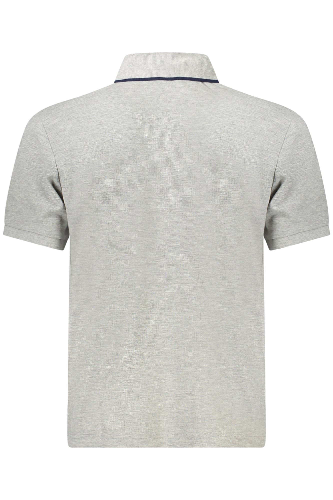 Men's short sleeve polo grey