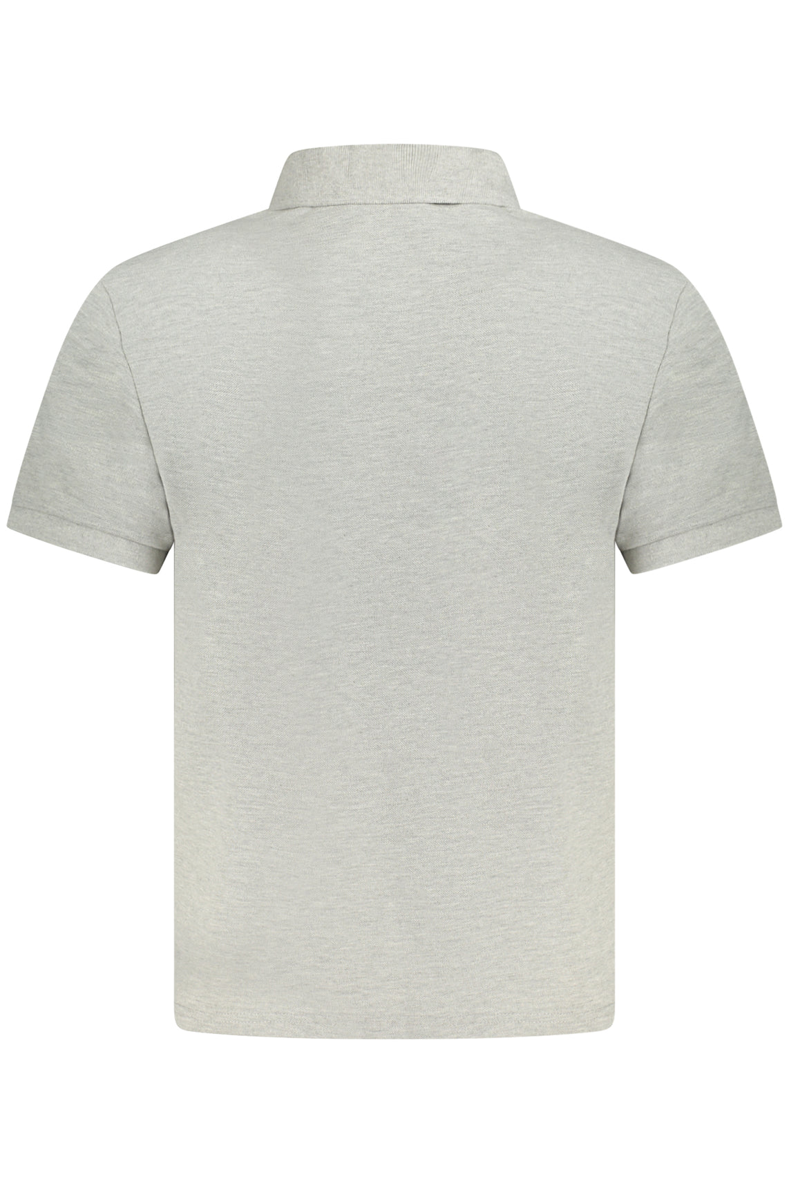 Men's short sleeve polo grey