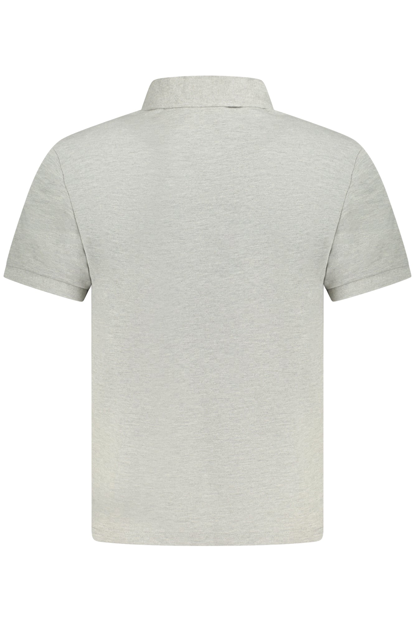 Men's short sleeve polo grey