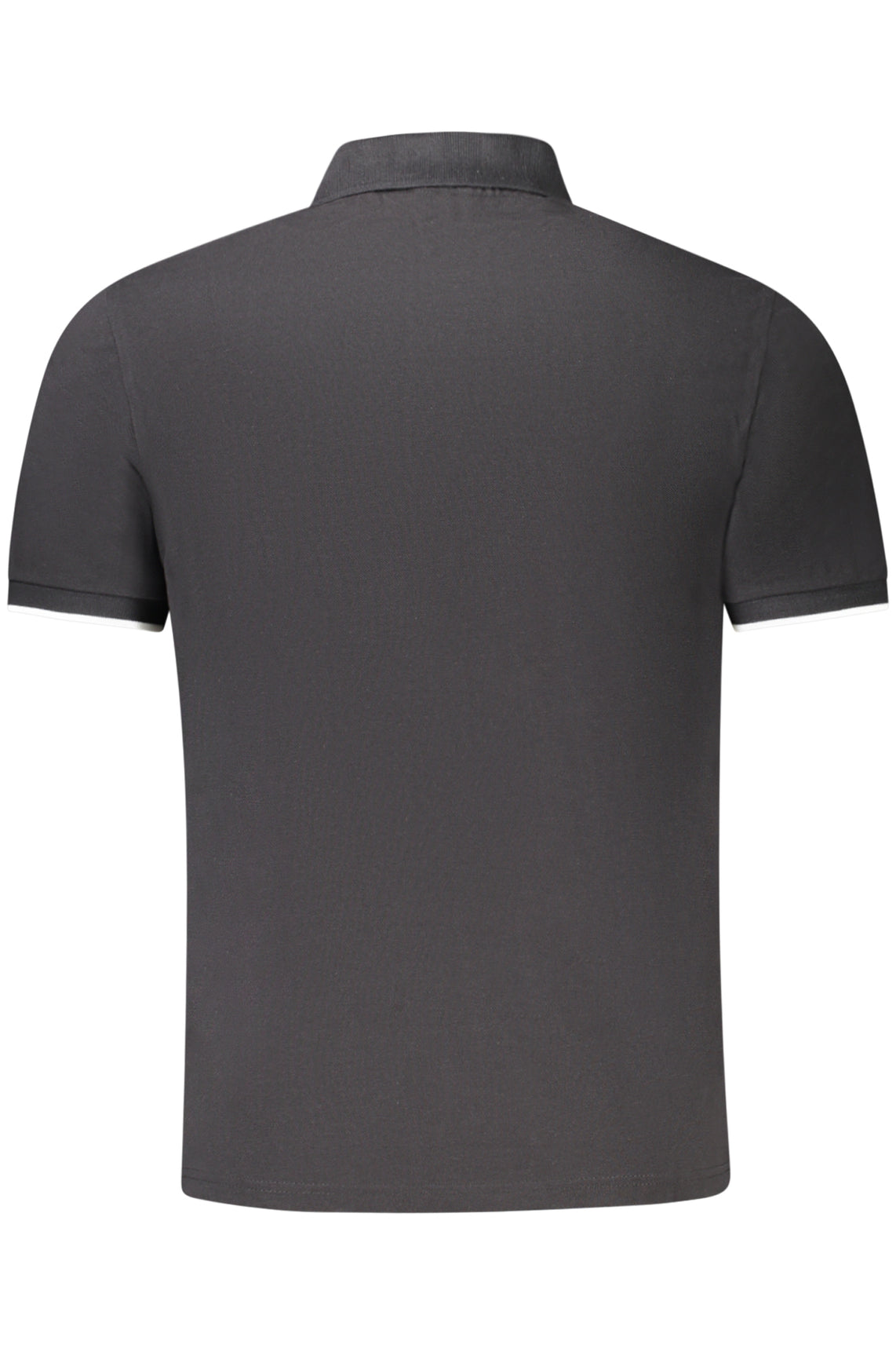 Men's short sleeve polo black