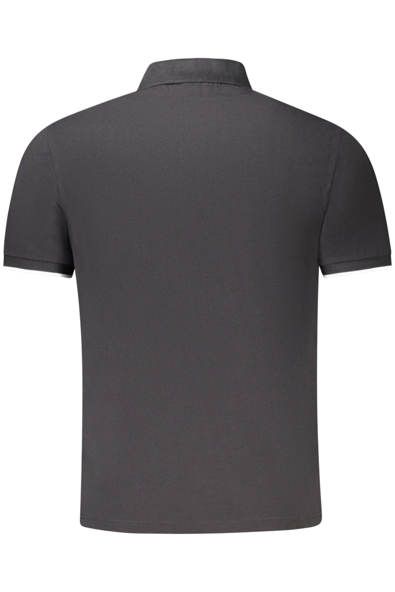Men's short sleeve polo black