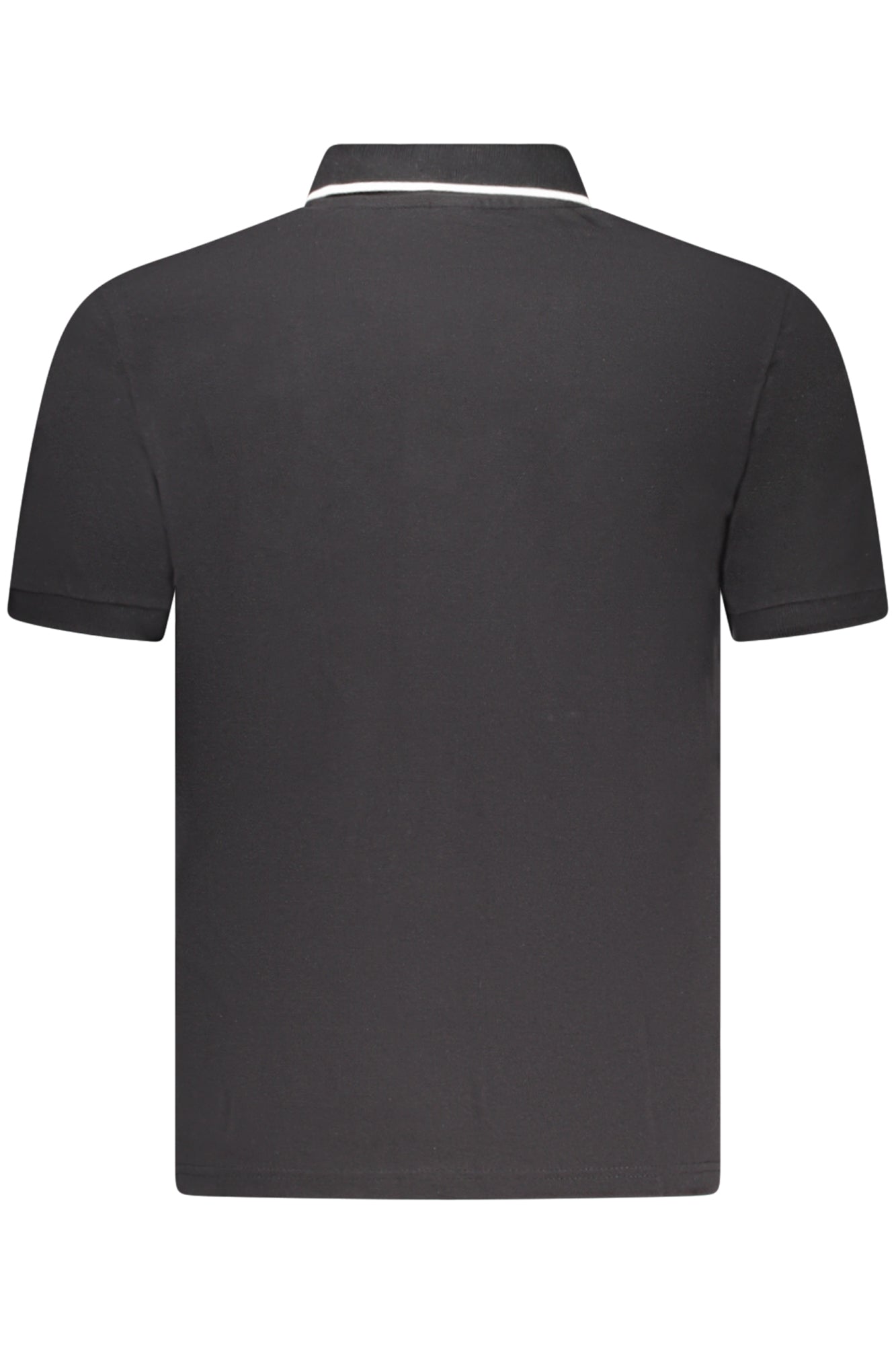 Men's short sleeve polo black